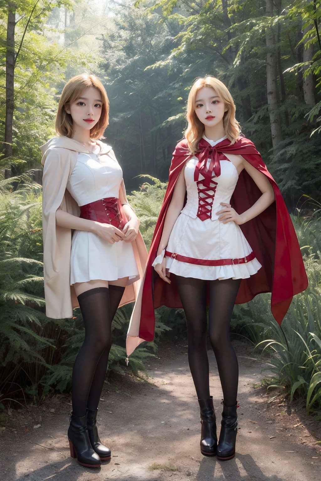 AIB_No337 Red scarf girl-第1章-图片1