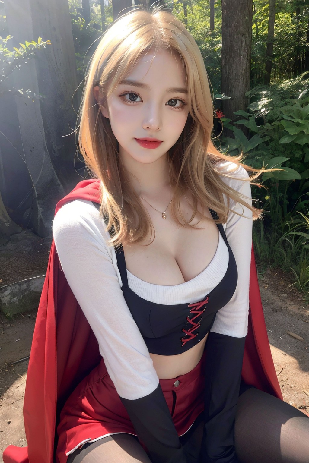 AIB_No337 Red scarf girl-第1章-图片15