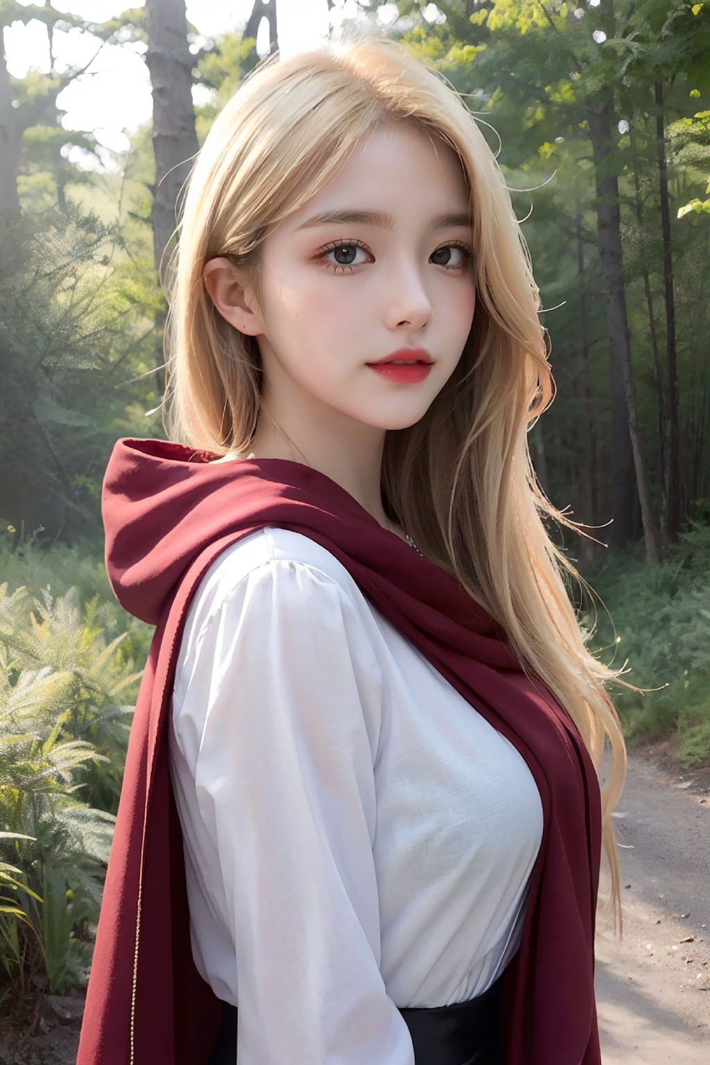 AIB_No337 Red scarf girl-第1章-图片24