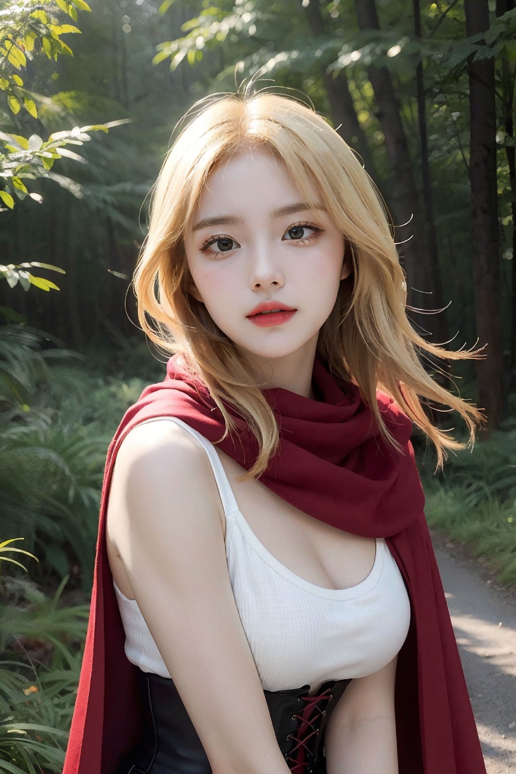 AIB_No337 Red scarf girl-第1章-图片26