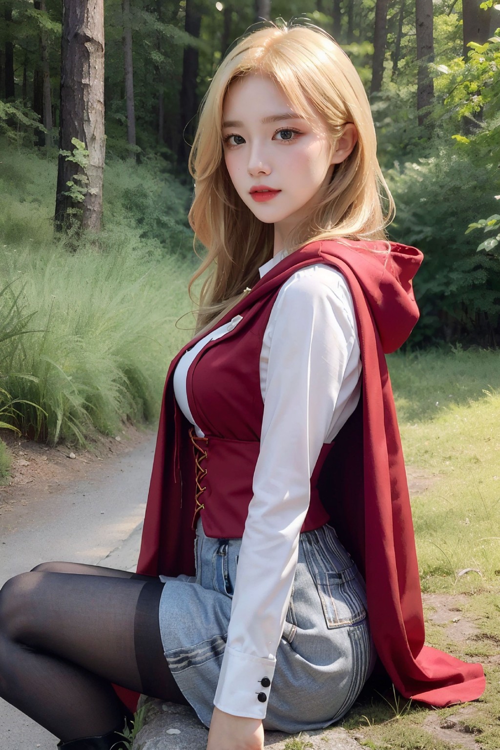 AIB_No337 Red scarf girl-第1章-图片34