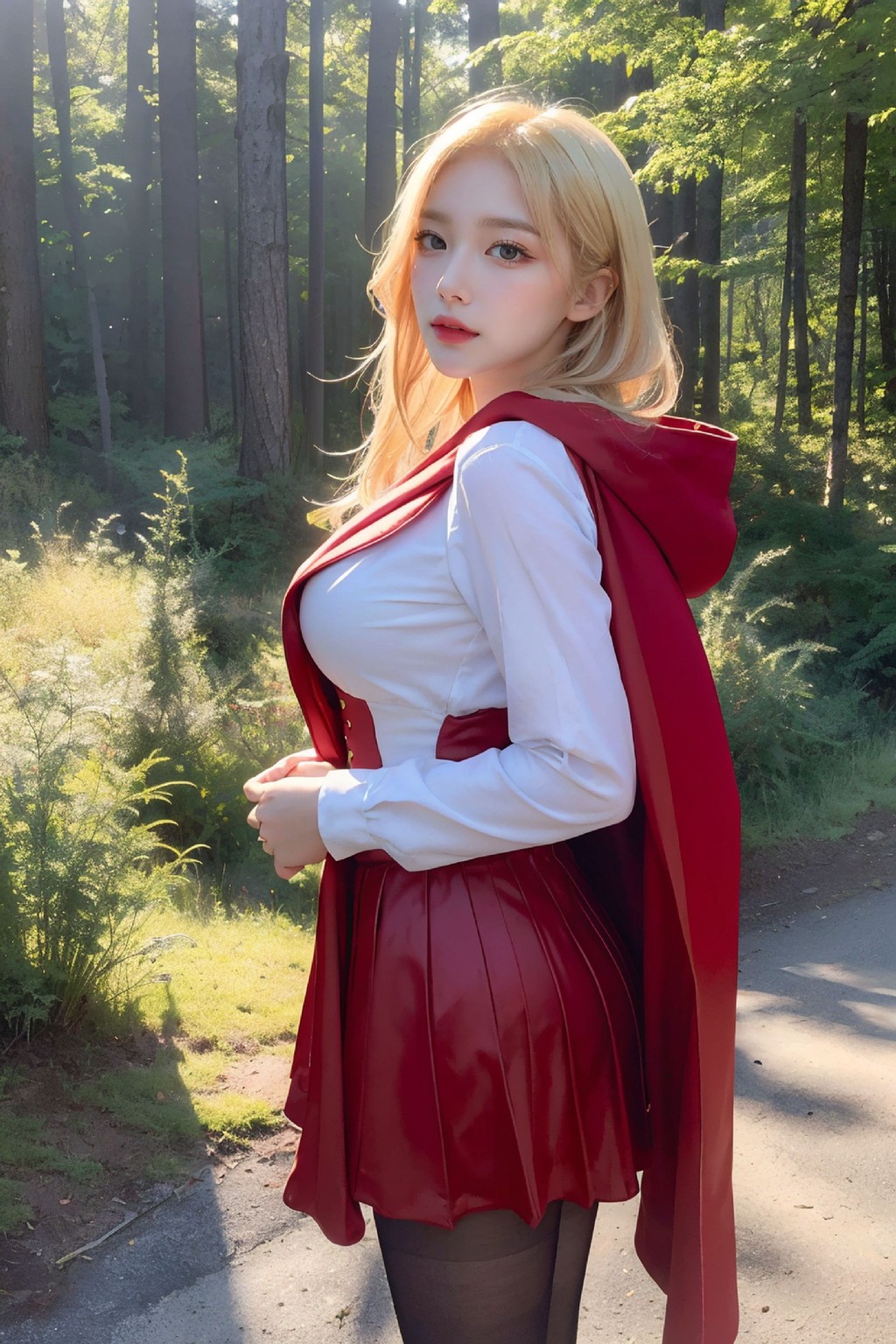 AIB_No337 Red scarf girl-第1章-图片36