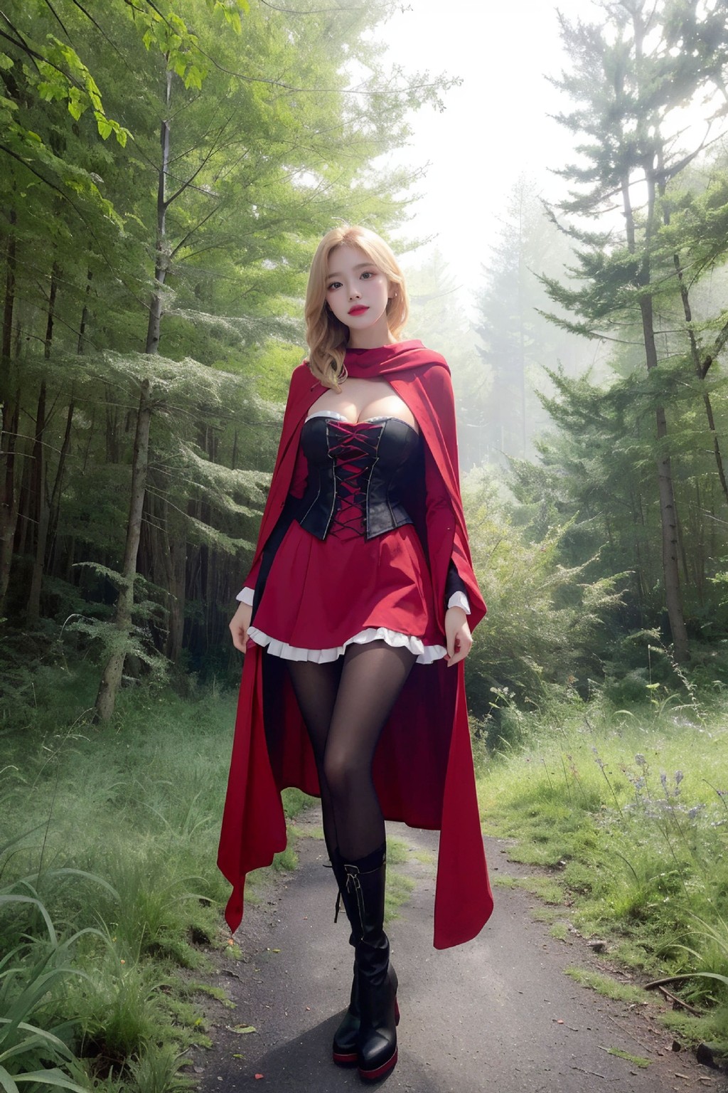 AIB_No337 Red scarf girl-第1章-图片37