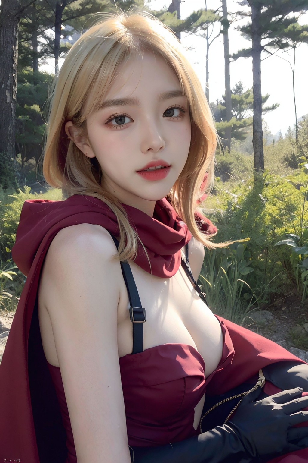 AIB_No337 Red scarf girl-第1章-图片83