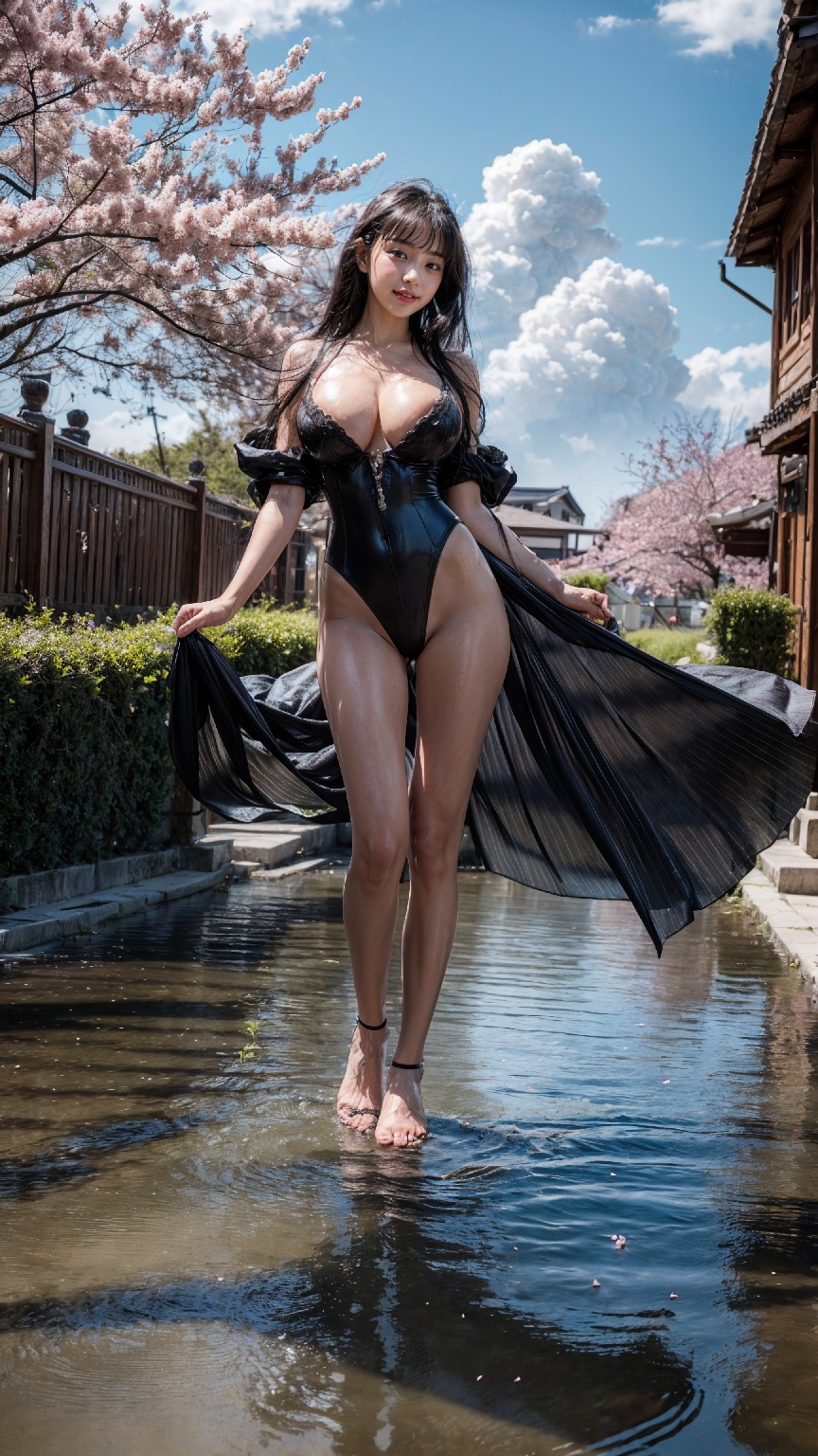 Cherry blossom kimono woman1-第1章-图片3