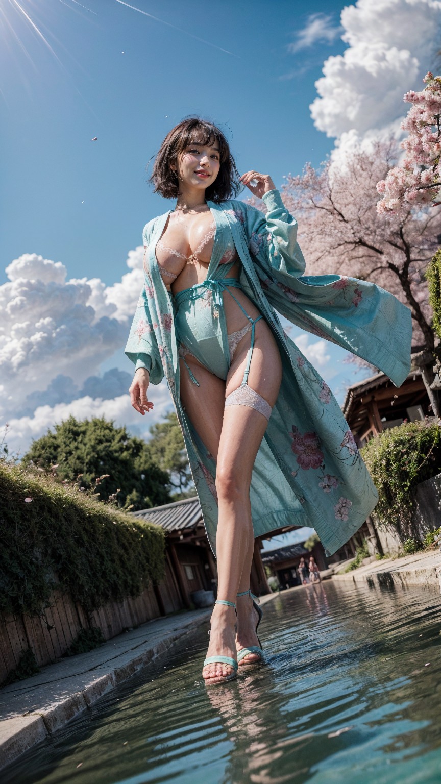 Cherry blossom kimono woman1-第1章-图片50