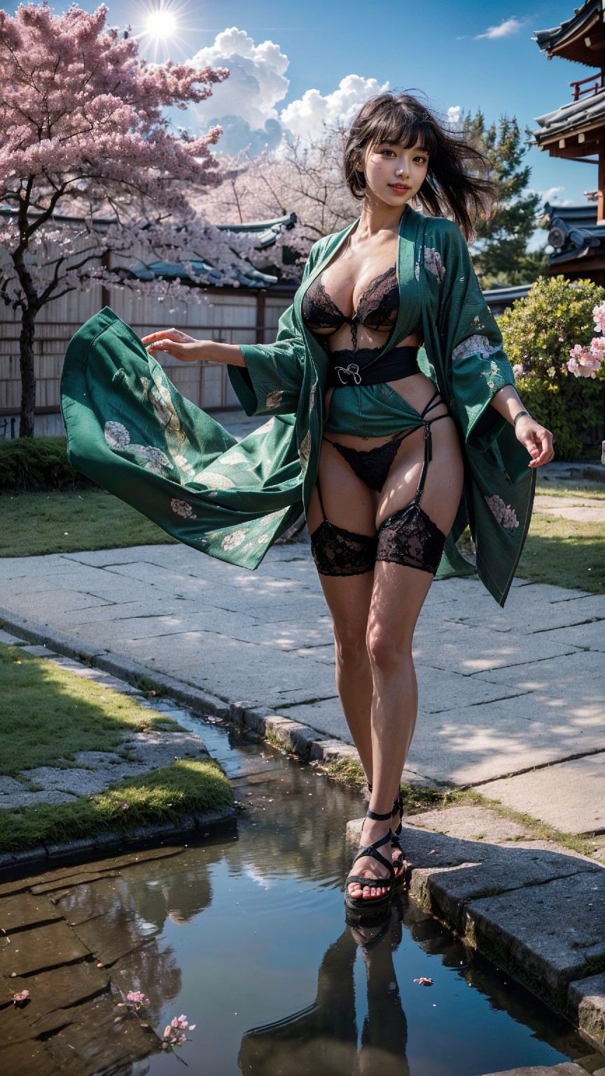 Cherry blossom kimono woman1-第1章-图片70
