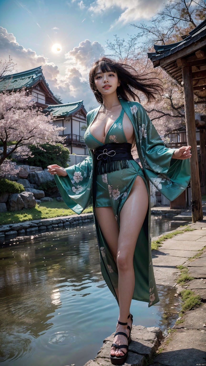 Cherry blossom kimono woman1-第1章-图片92