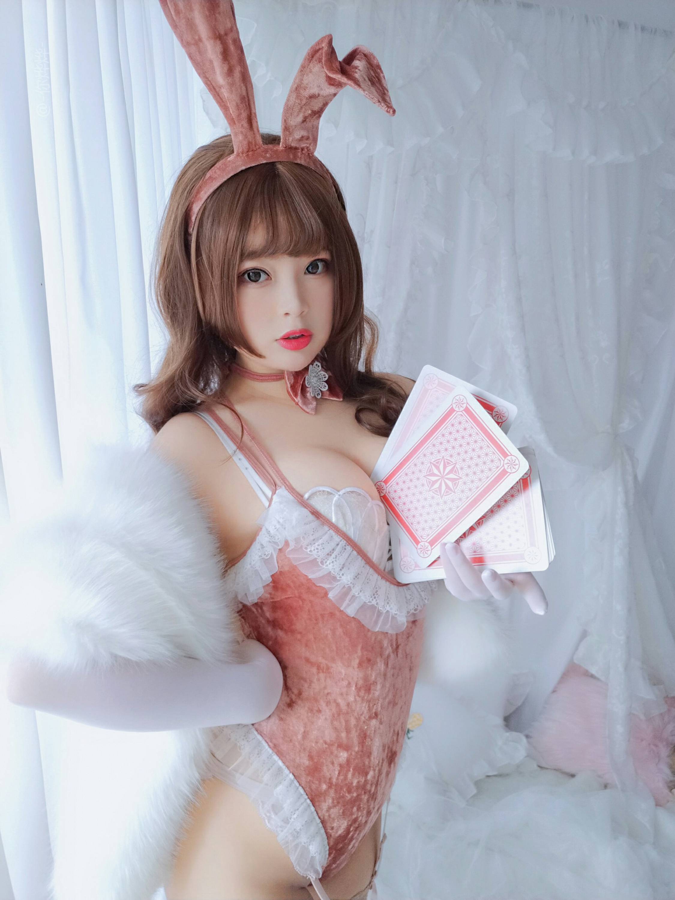 【網路收集系列】福利姬 白烨《 紙牌兔女郎 》VIP福利帖【58P】-第1章-图片55