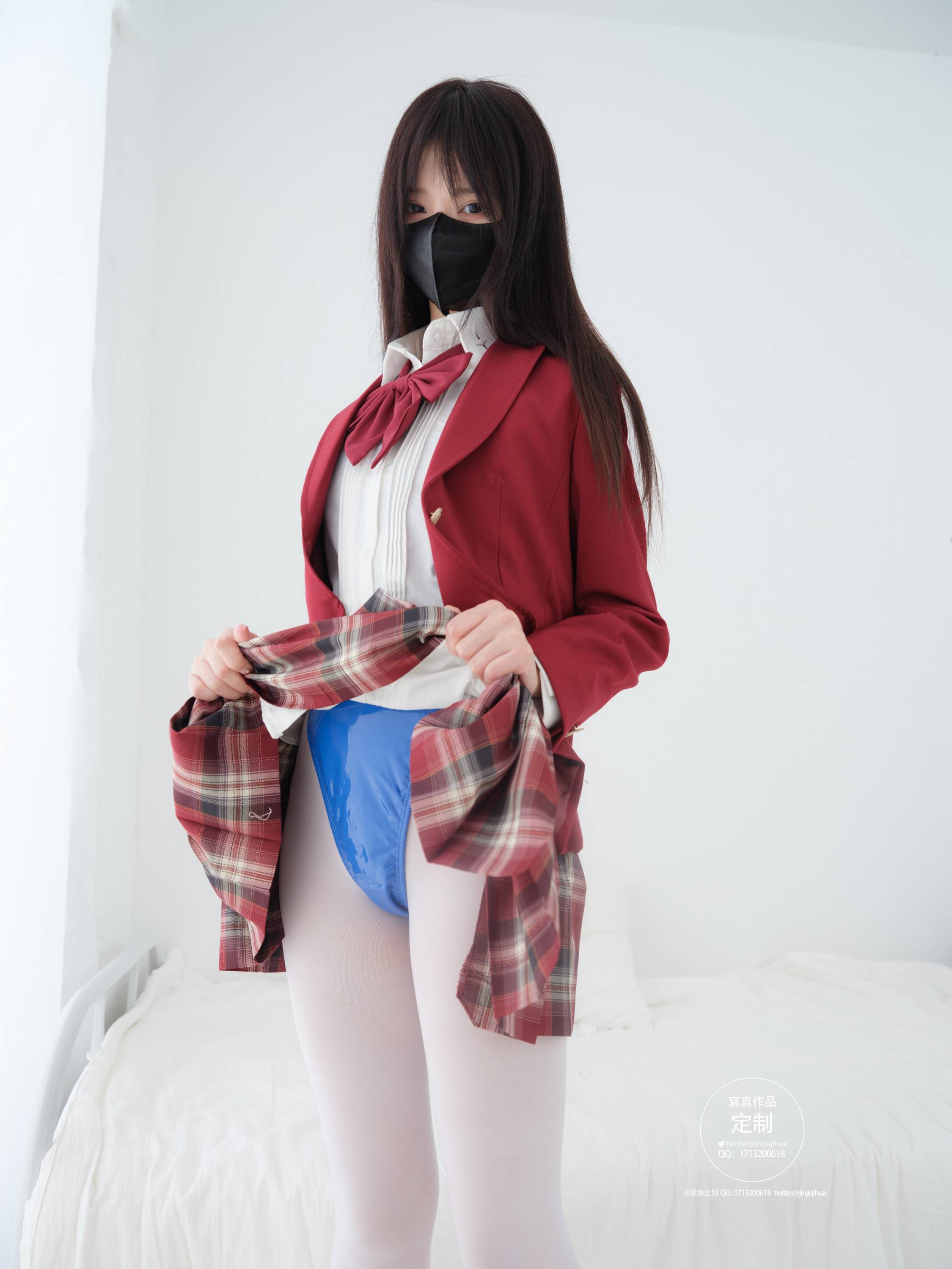 【網路收集系列】福利姬 見希w《 白絲兔女郎 》VIP 福利帖【51P】-第1章-图片19