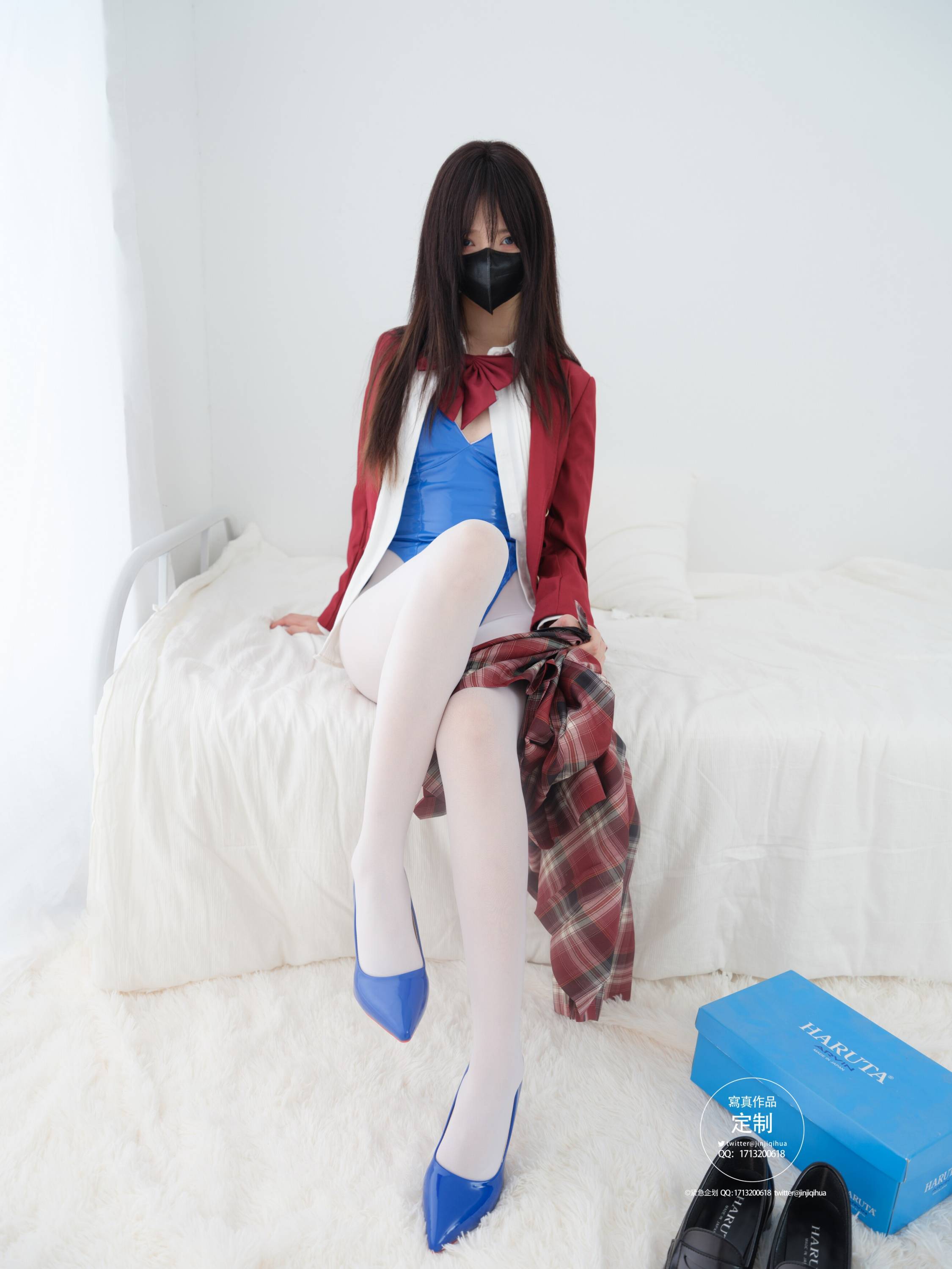 【網路收集系列】福利姬 見希w《 白絲兔女郎 》VIP 福利帖【51P】-第1章-图片27