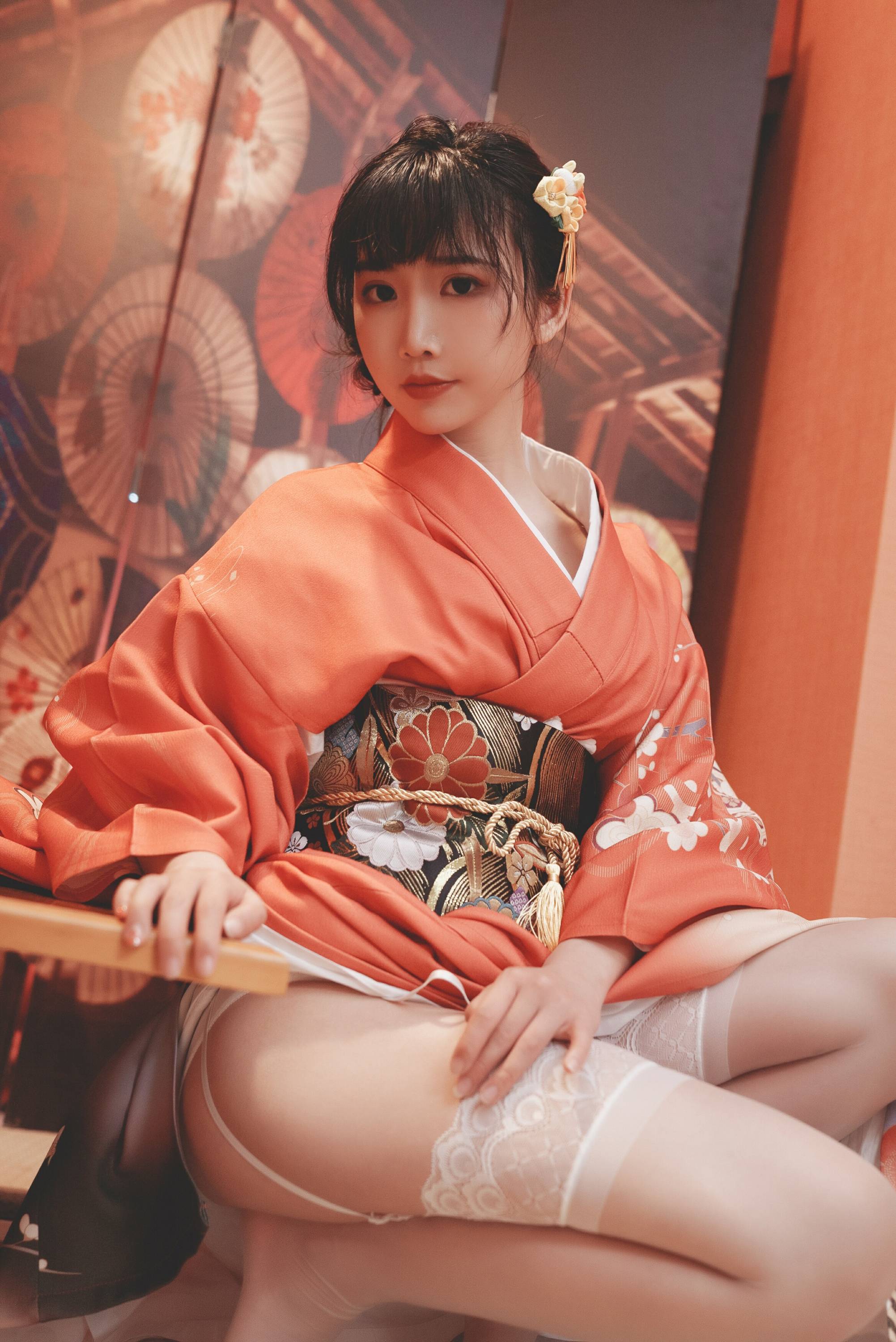 【網路收集系列】福利姬 面餅仙兒《 餅子和服 》VIP福利帖全【41P】-第1章-图片40