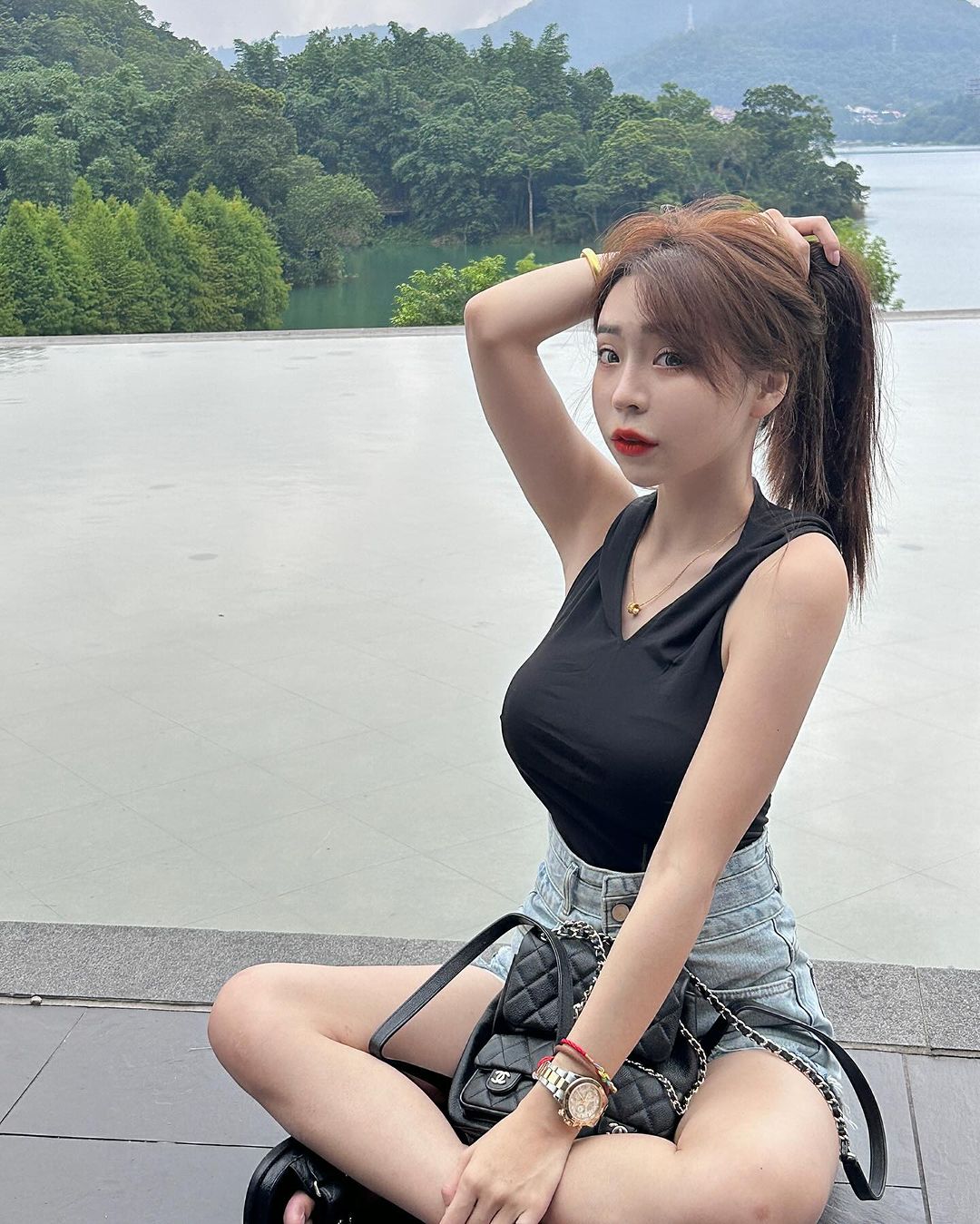 Sexy girlfriend 'Linja Apple' sexy body captured by netizens hearty eyes-第1章-图片3
