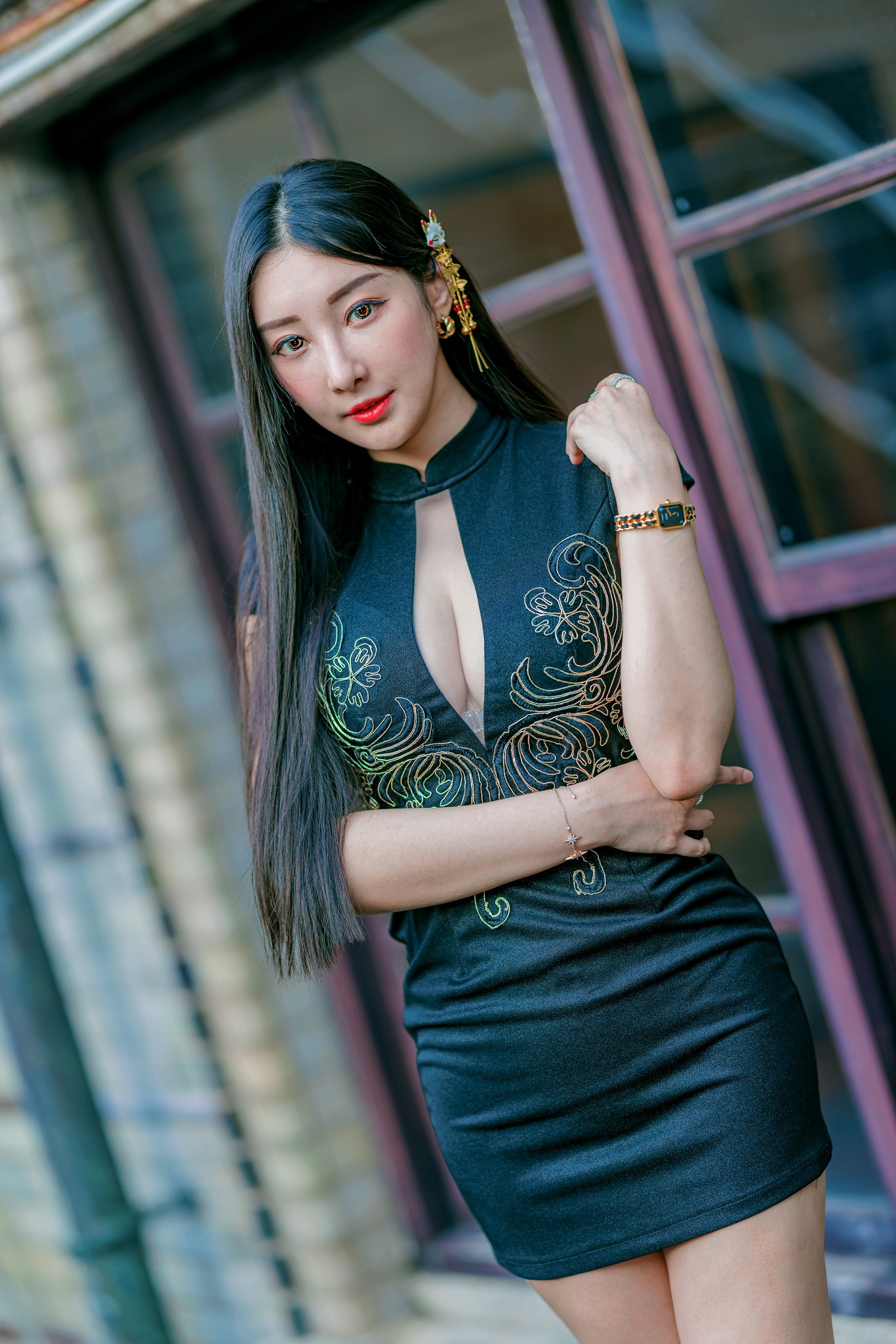 Internet collection of Taiwan's beautiful leg girl Wu Xiaohua's beauty model to write true (I)-第1章-图片22