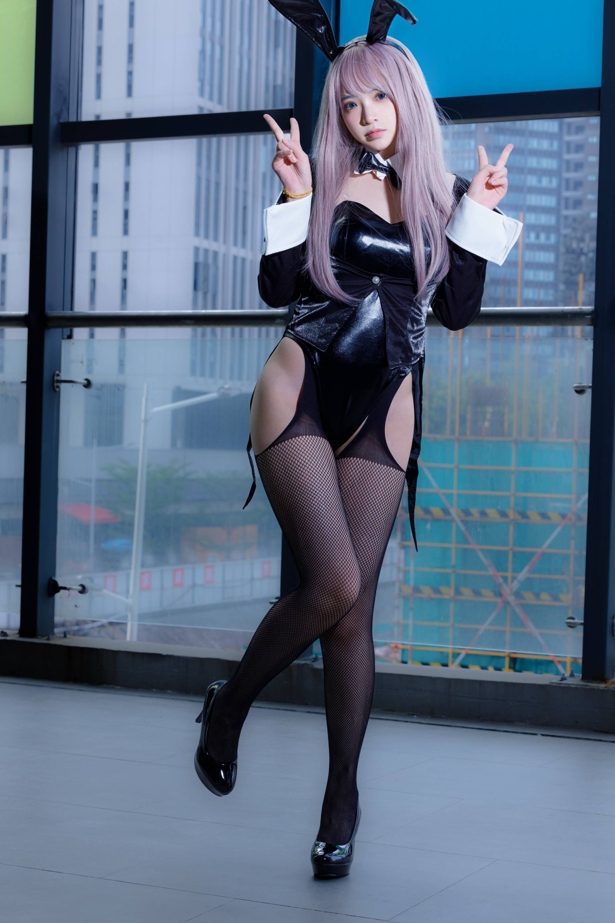 Online collection series welfare girl crazy catss purple hair dress rabbit VIP welfare posts all 43p-第1章-图片9