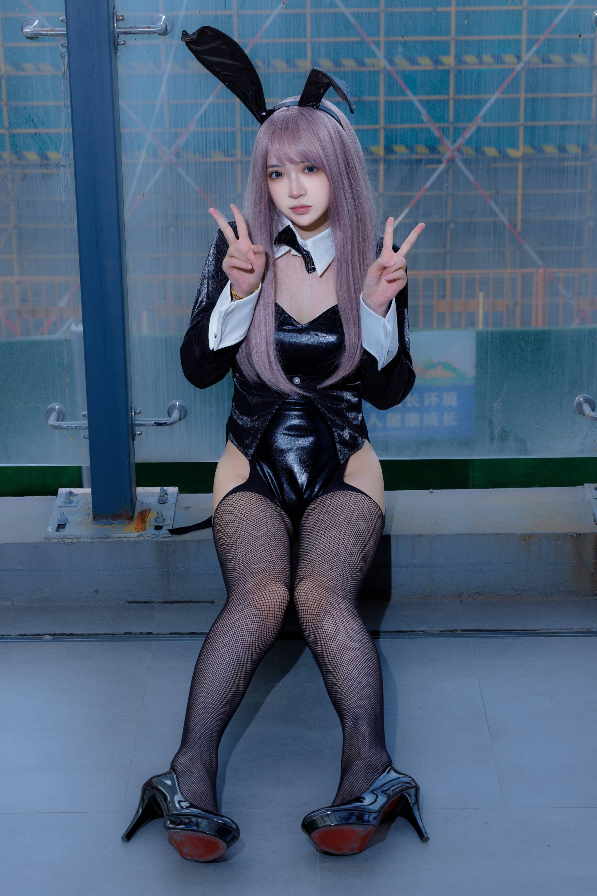 Online collection series welfare girl crazy catss purple hair dress rabbit VIP welfare posts all 43p-第1章-图片38