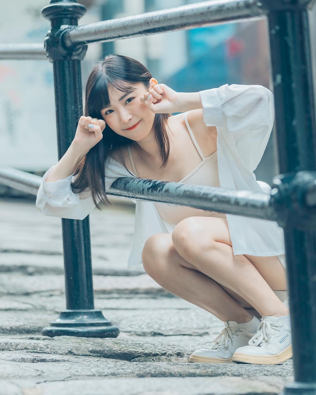 漂亮美眉「羽予」清新甜笑超犯規 白嫩肌膚畫面好吸睛-第1章-图片9