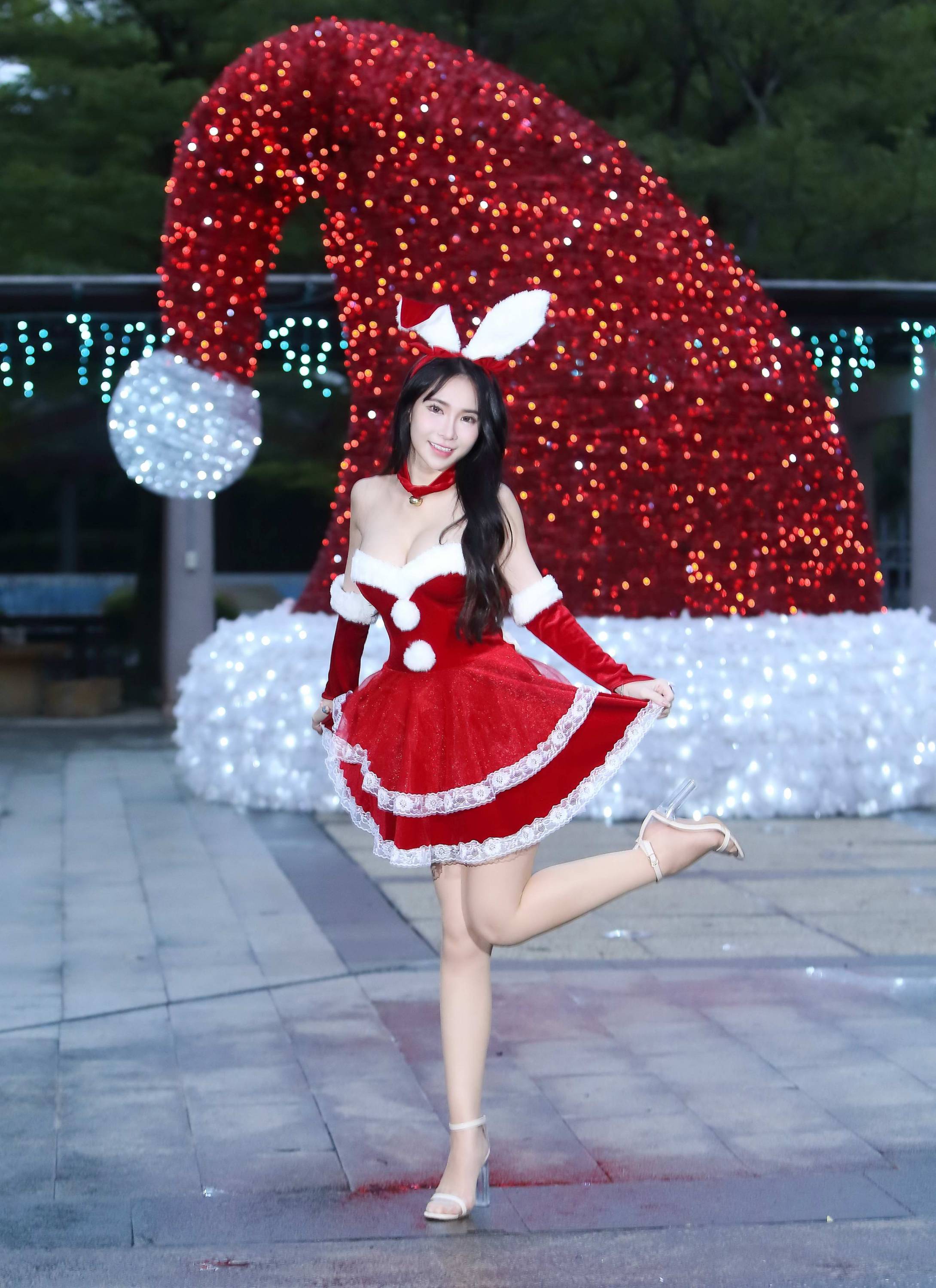 Happy Birthday Girl High Heels Long Legs 75p-第1章-图片29