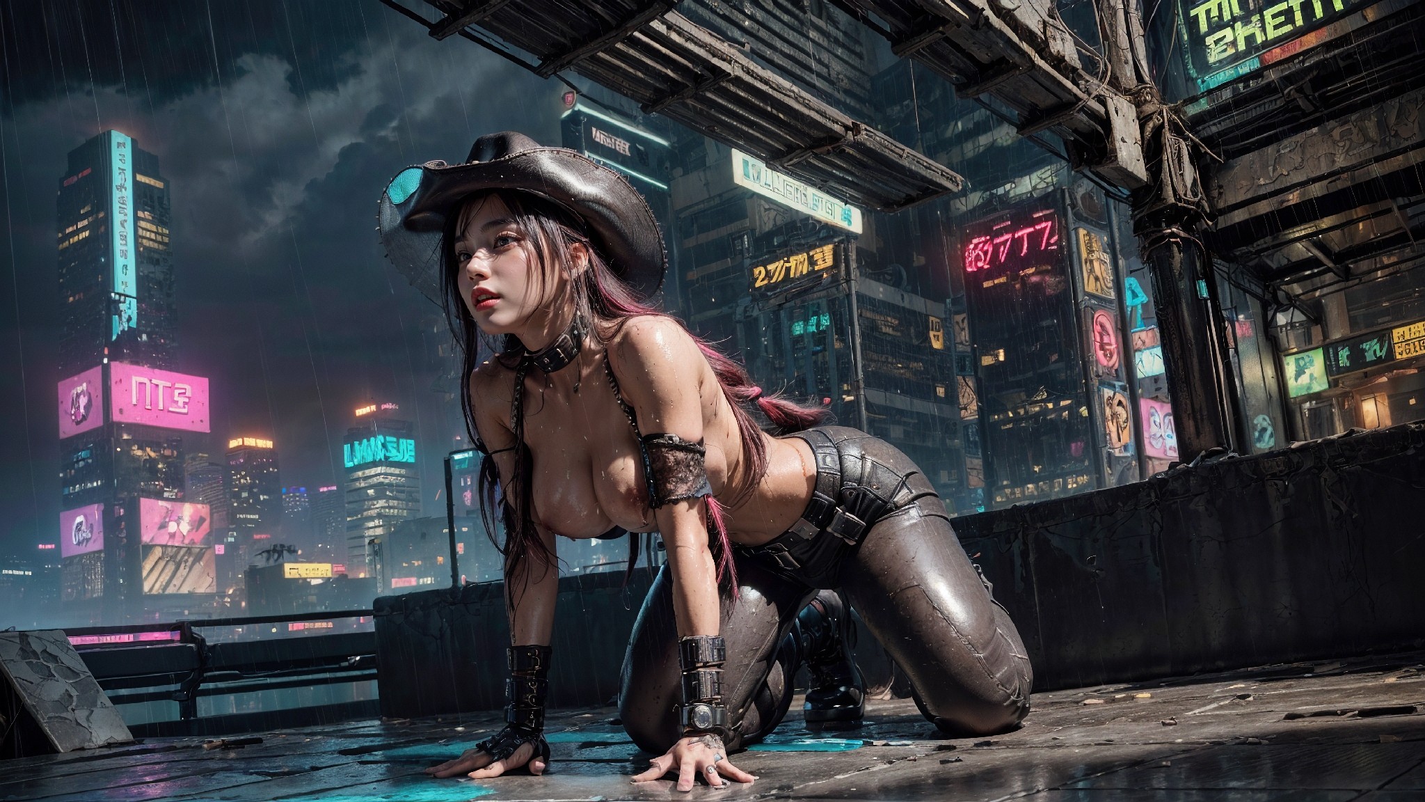 leather pants on a rainy day1-第1章-图片52