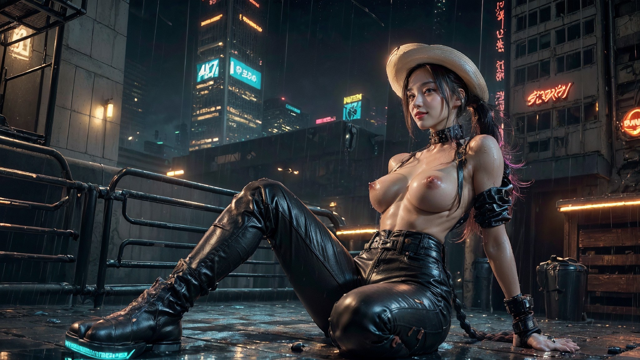 leather pants on a rainy day1-第1章-图片53