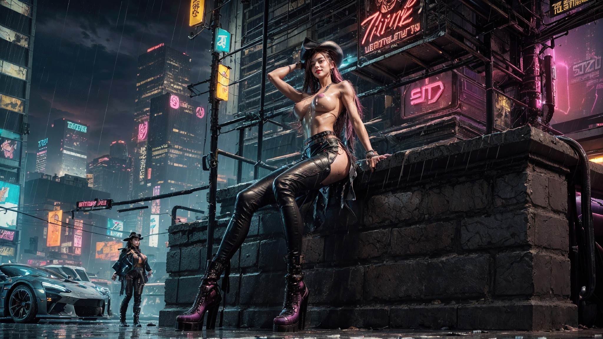 leather pants on a rainy day1-第1章-图片60