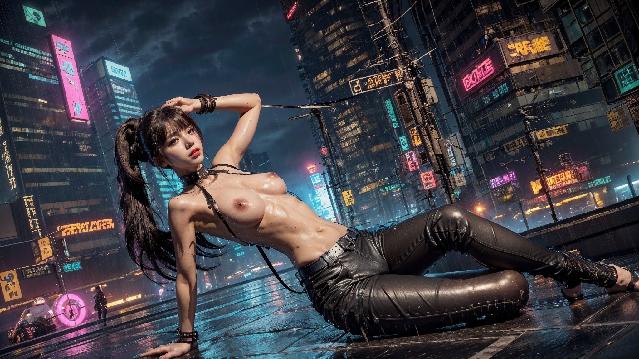 leather pants on a rainy day1-第1章-图片61