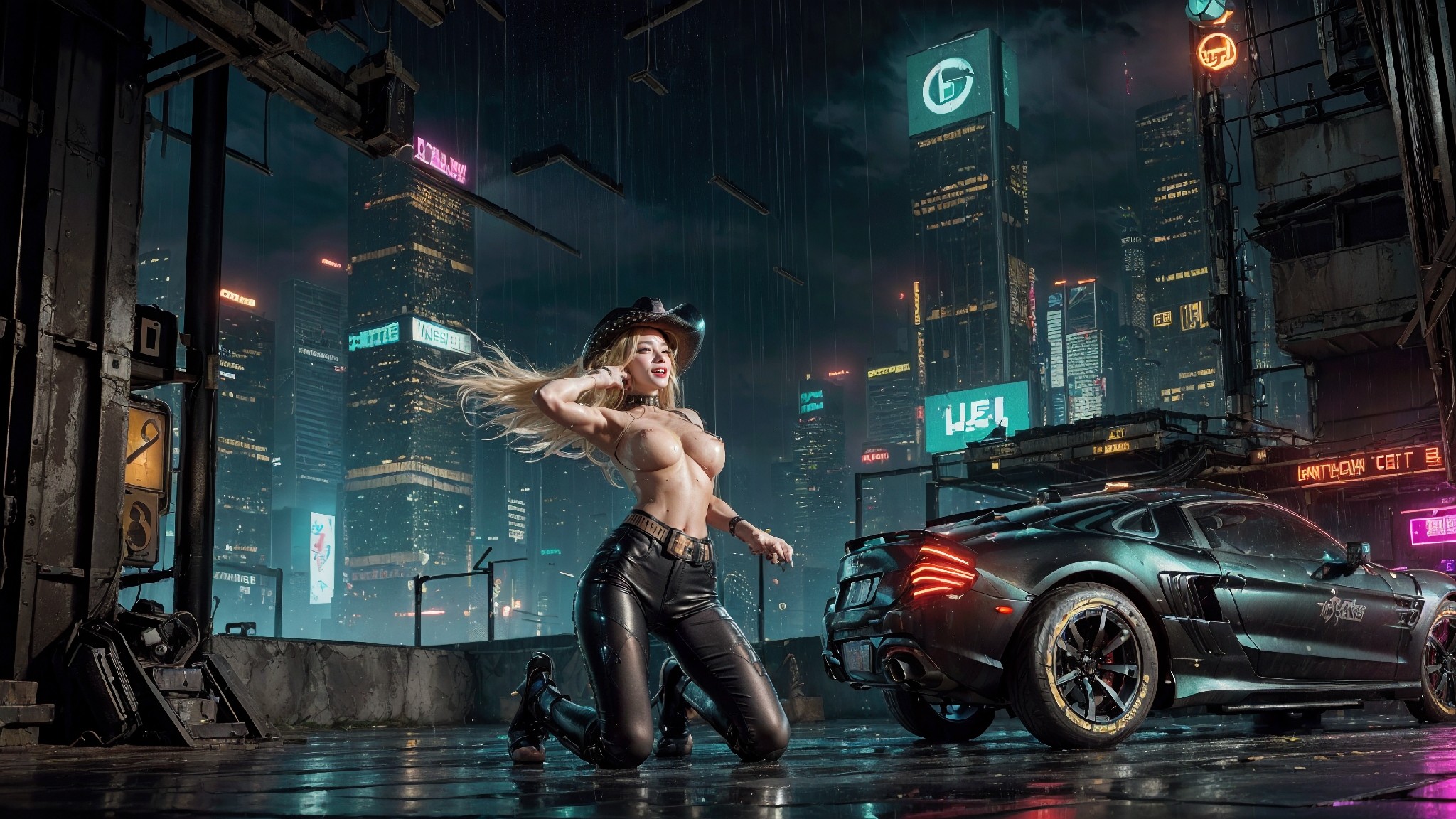 leather pants on a rainy day1-第1章-图片63