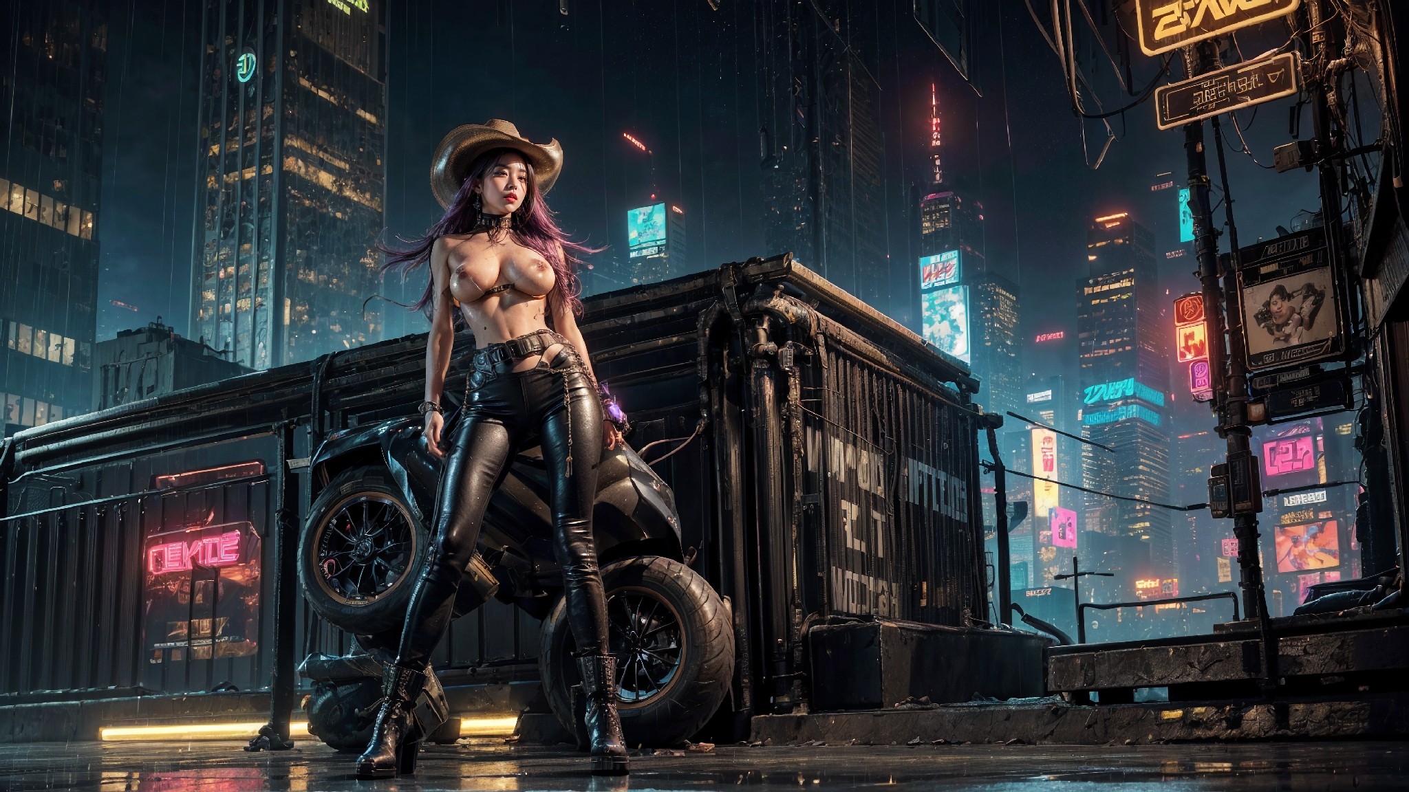 leather pants on a rainy day1-第1章-图片64