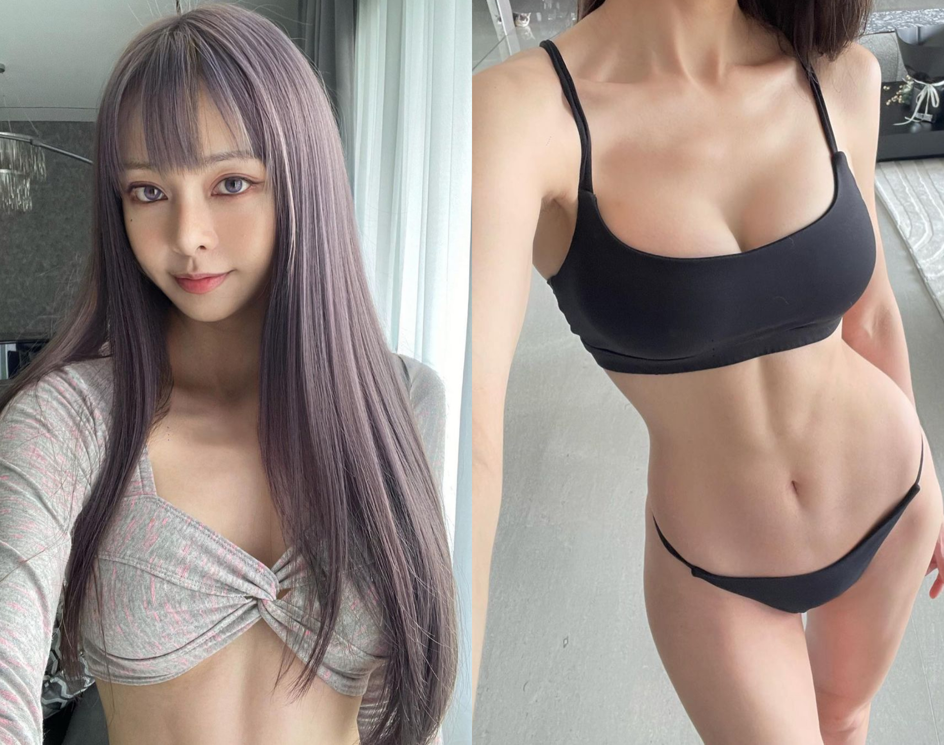 鋼琴女神「超辣泳衣」前後全破防！極限下蹲UU形狀全看透-第1章-图片1