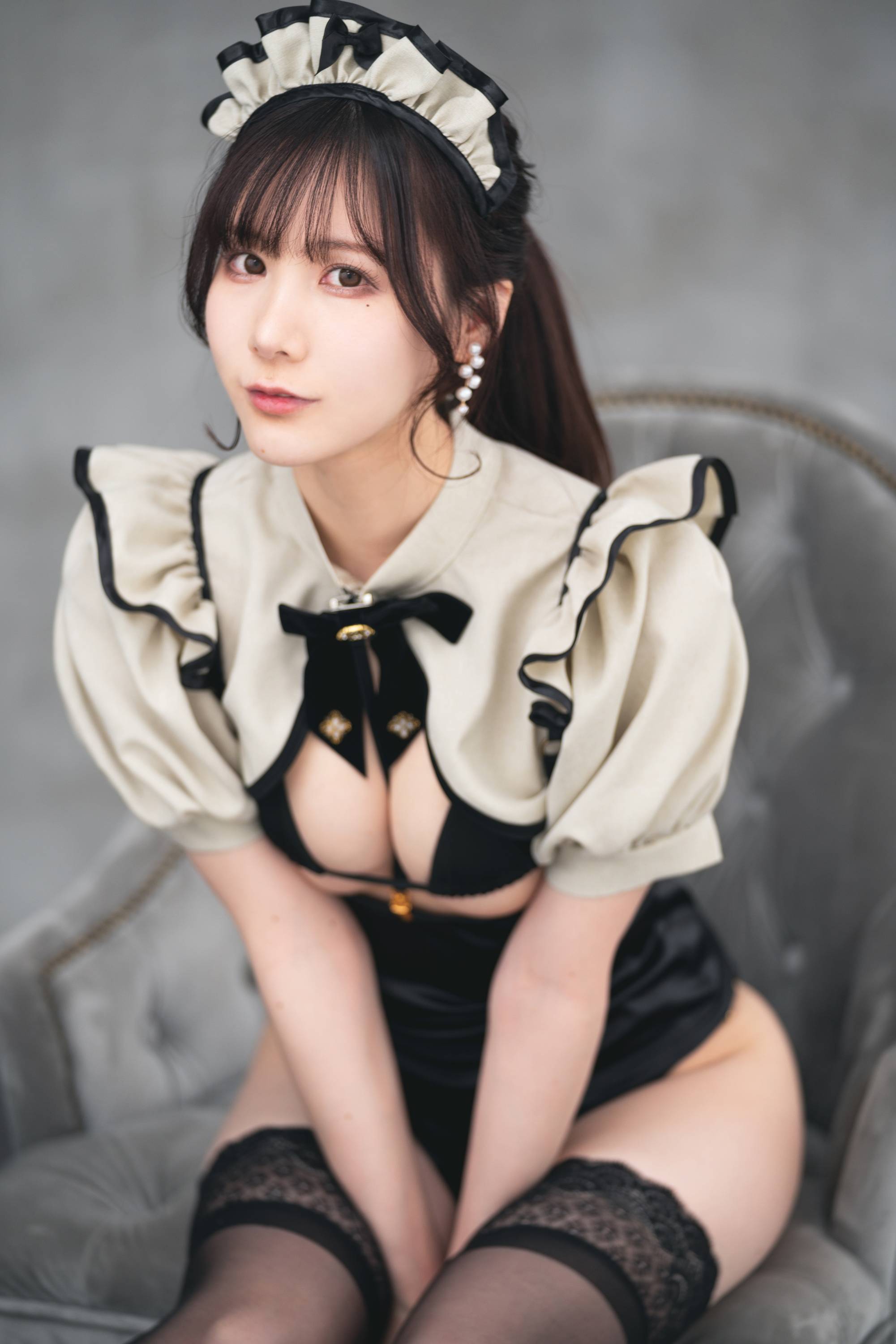 【網路收集系列】福利姬 KenKen《 黑絲女僕 》VIP福利帖全【57P】-第1章-图片40