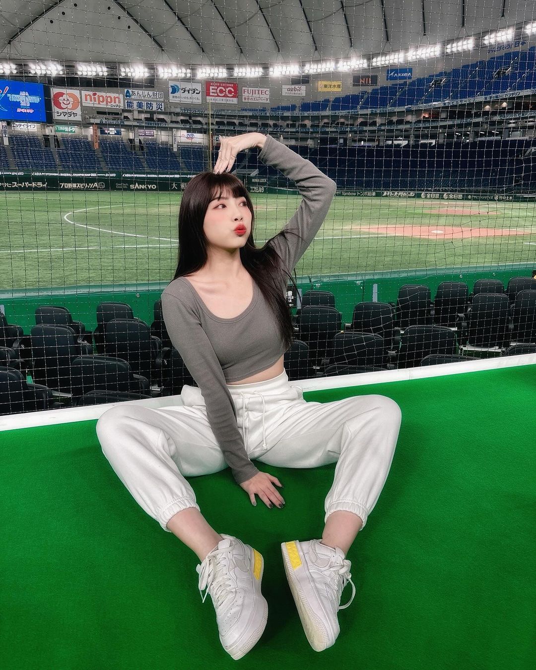 啦啦隊正妹「楊昀蓁」渾圓美乳全現 沒想到身材如此有料-第1章-图片2