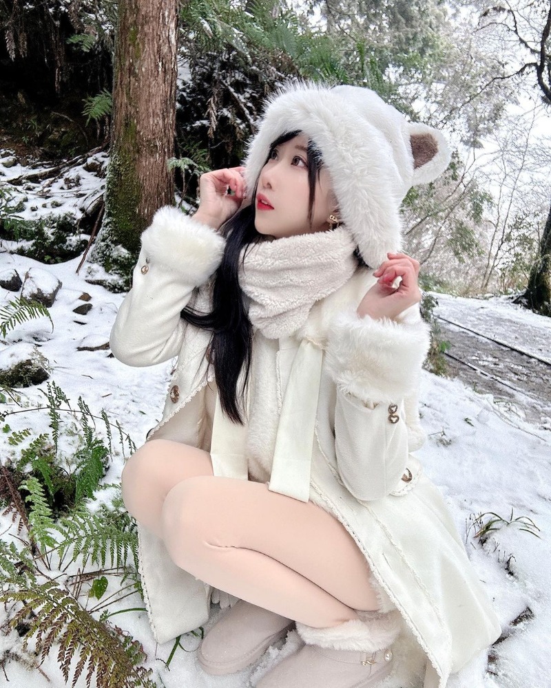 正妹「采衣」太平山賞雪-第1章-图片6