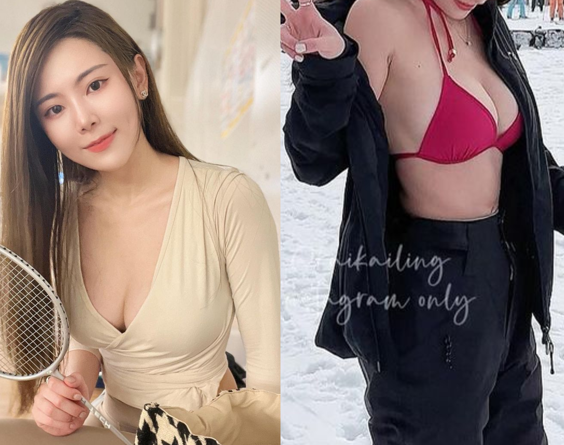 超正數學老師「穿比基尼滑雪」炸出超兇雪白內在美-第1章-图片1