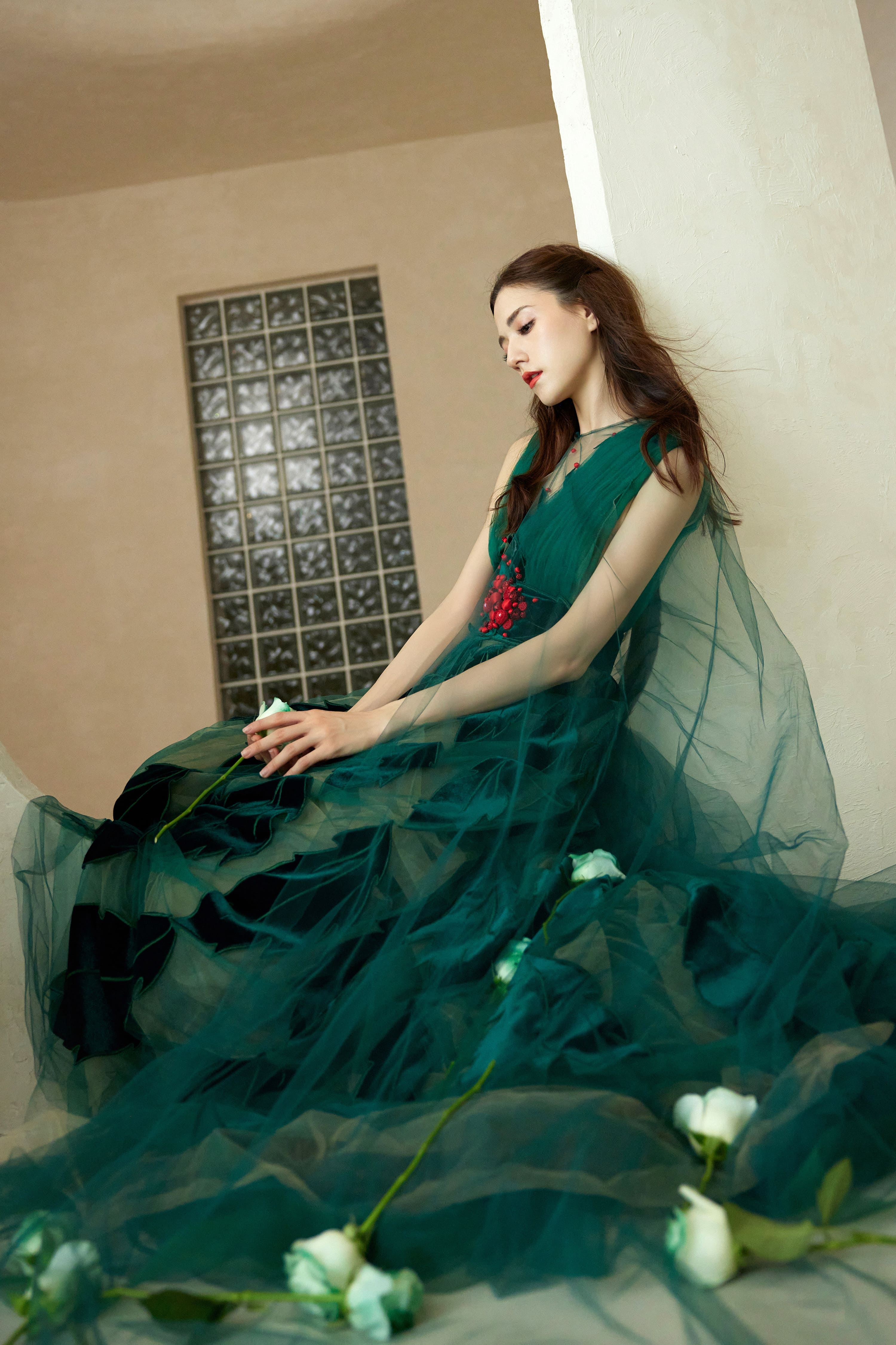 翩然綠意恣意溫柔—娜然[高清套圖]-第1章-图片2