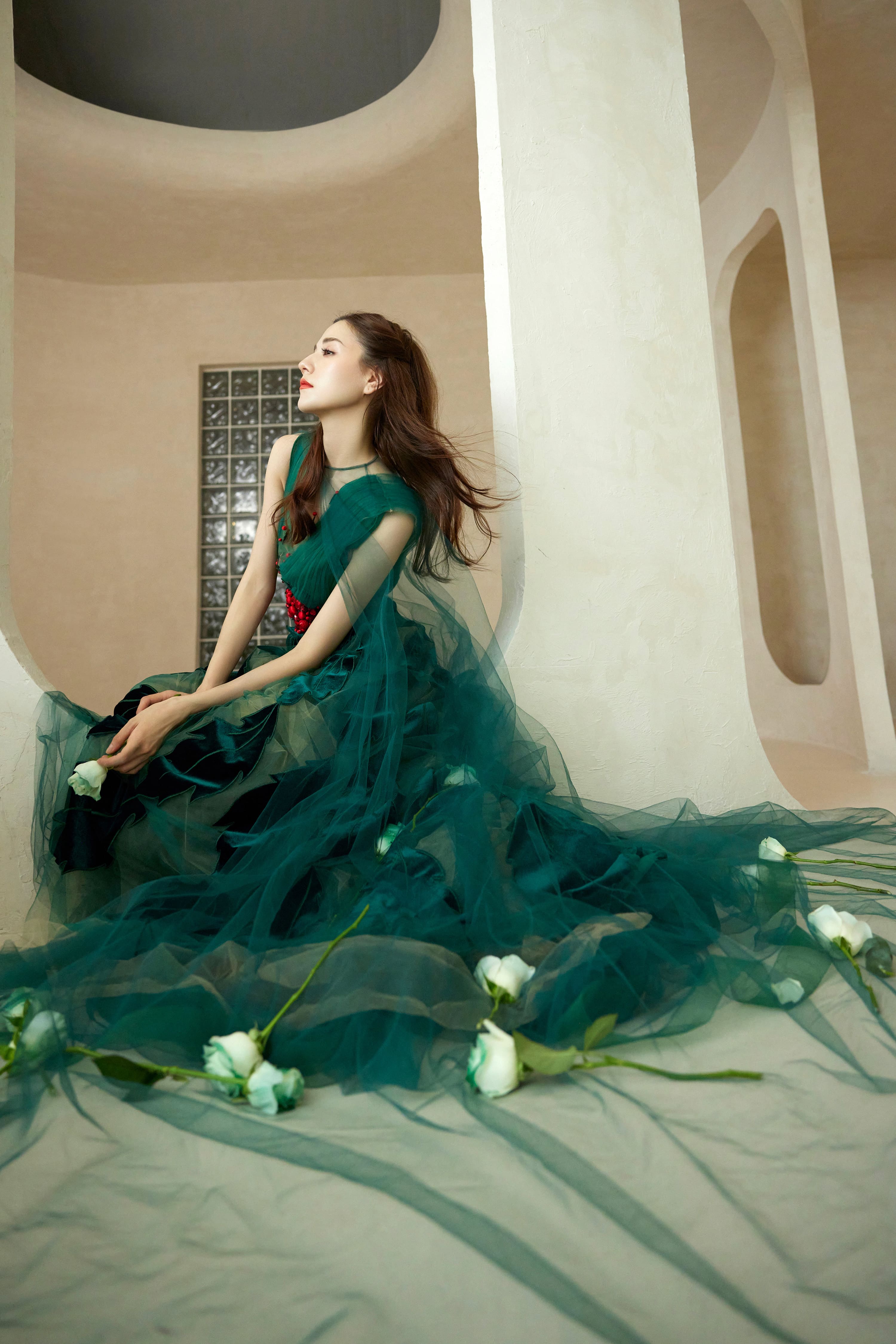 翩然綠意恣意溫柔—娜然[高清套圖]-第1章-图片3