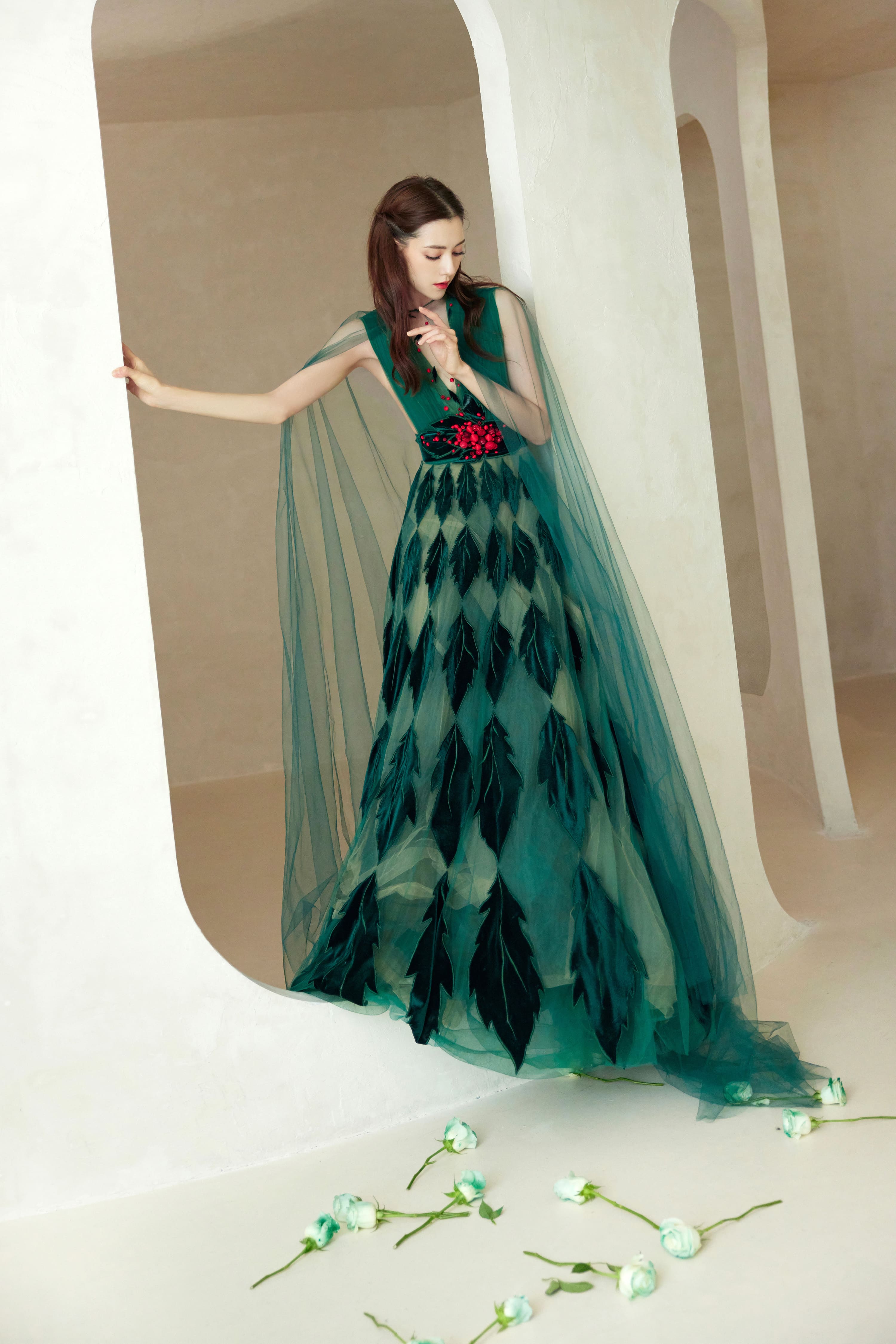 翩然綠意恣意溫柔—娜然[高清套圖]-第1章-图片6