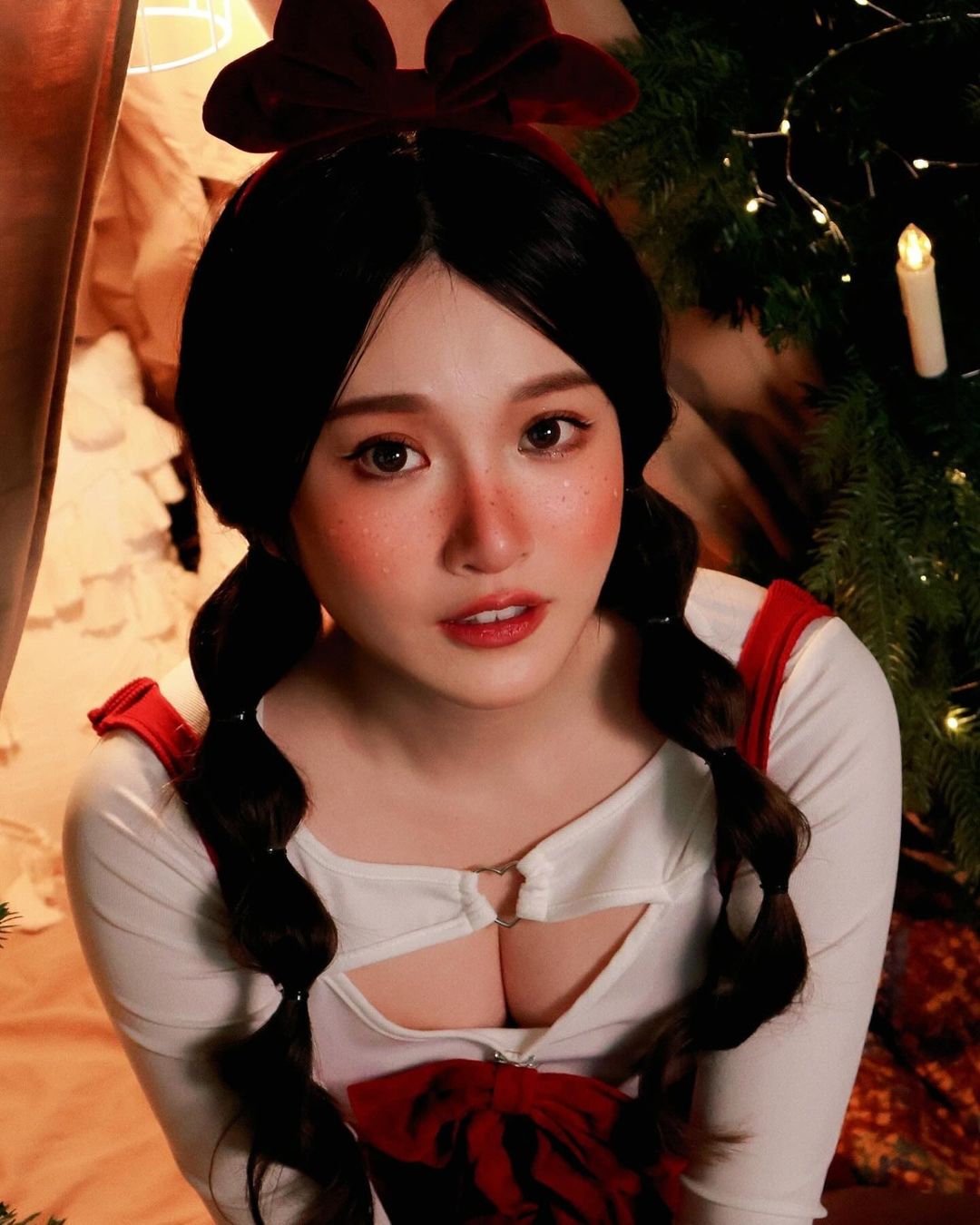 「Aries艾瑞絲」長相甜美讓人戀愛 酥胸養眼到極點-第1章-图片1