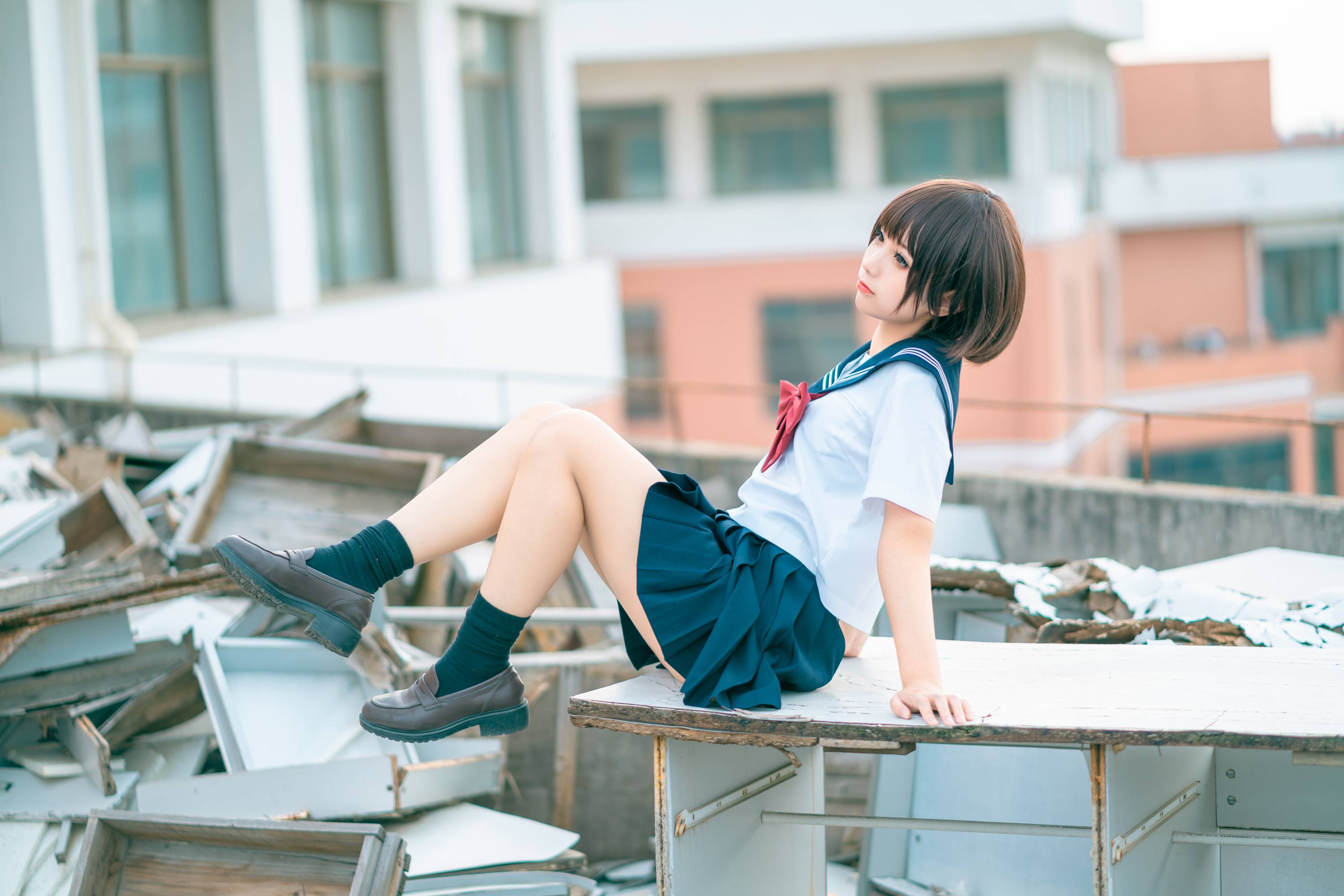 【網路收集系列】福利姬 蠢沫沫《 JK制服 》VIP福利帖全【80P】-第1章-图片46