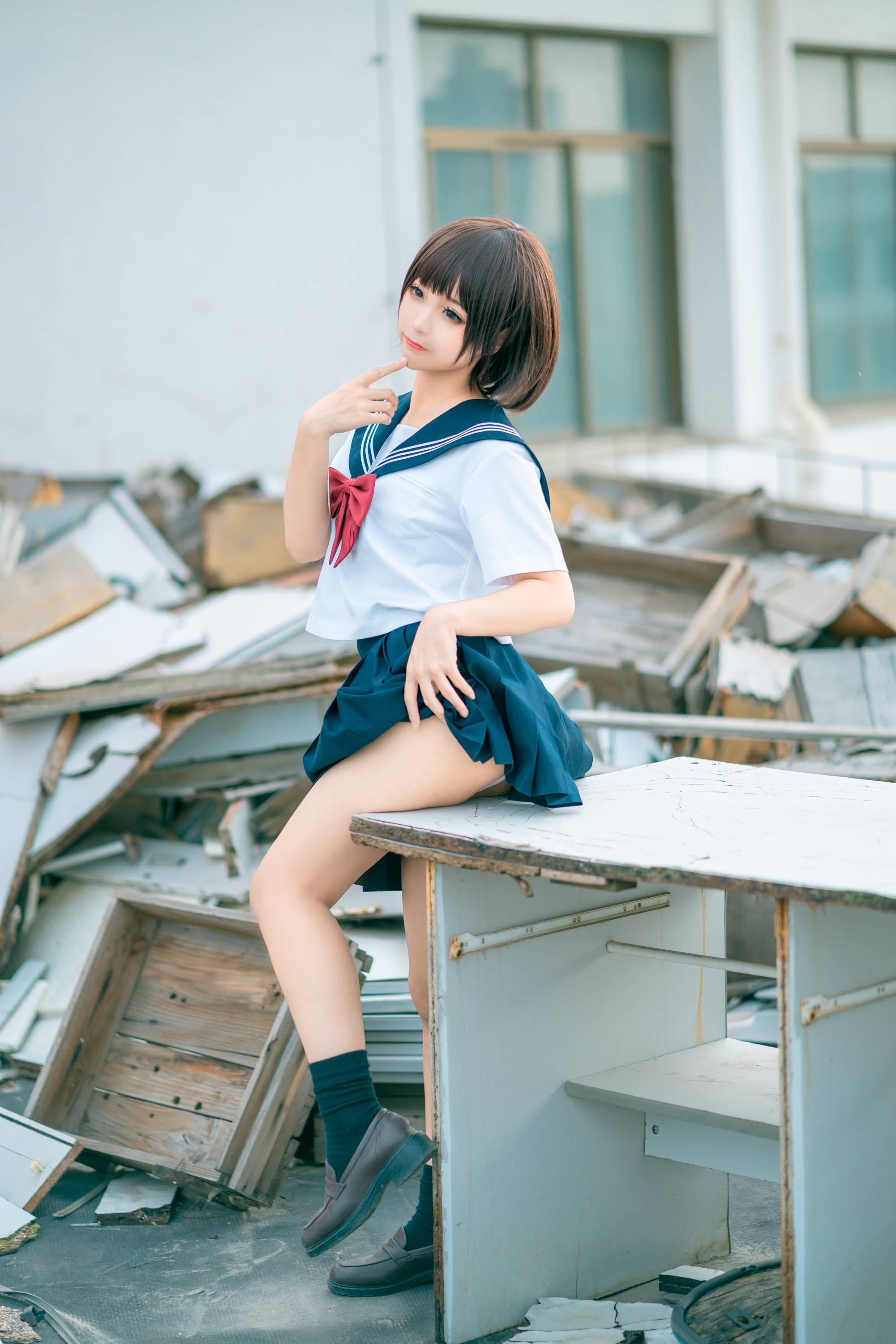 【網路收集系列】福利姬 蠢沫沫《 JK制服 》VIP福利帖全【80P】-第1章-图片47