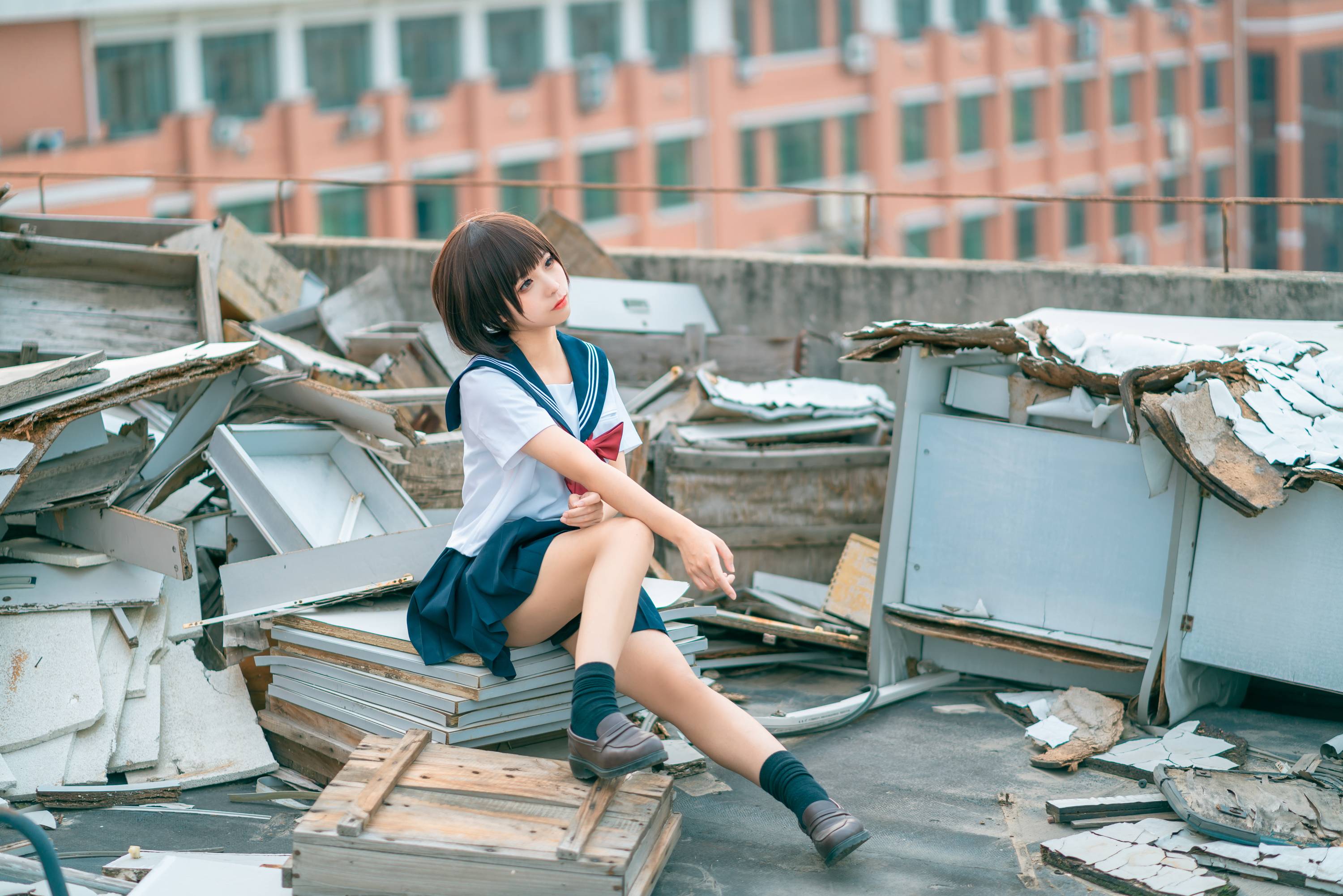 【網路收集系列】福利姬 蠢沫沫《 JK制服 》VIP福利帖全【80P】-第1章-图片56