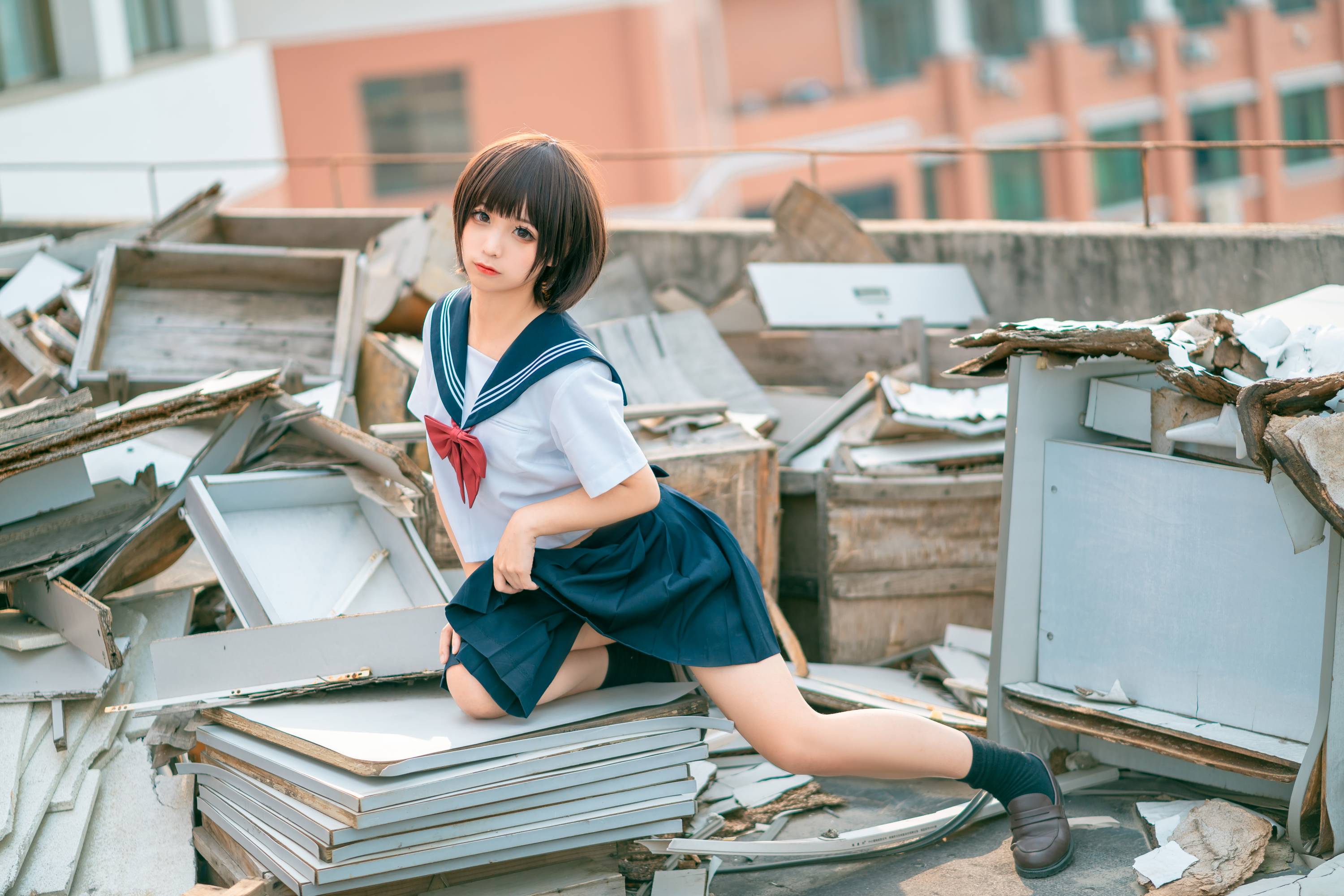 【網路收集系列】福利姬 蠢沫沫《 JK制服 》VIP福利帖全【80P】-第1章-图片59