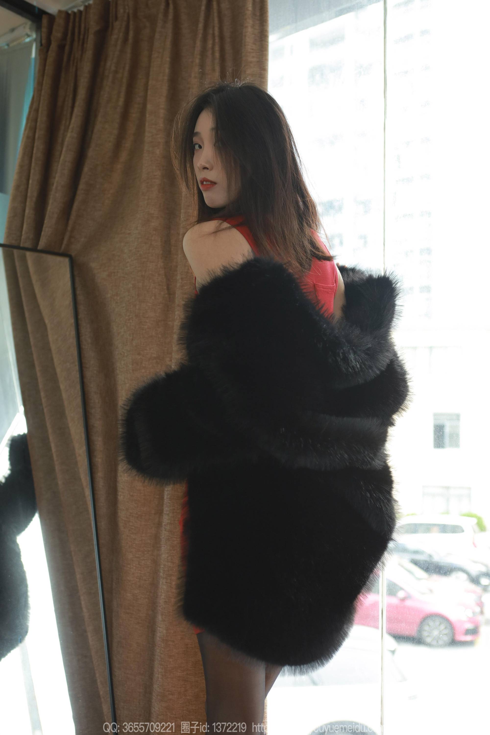 【IESS異思趣向系列】天天意願 小九 紅色包臀裙(上)【86P】-第1章-图片8