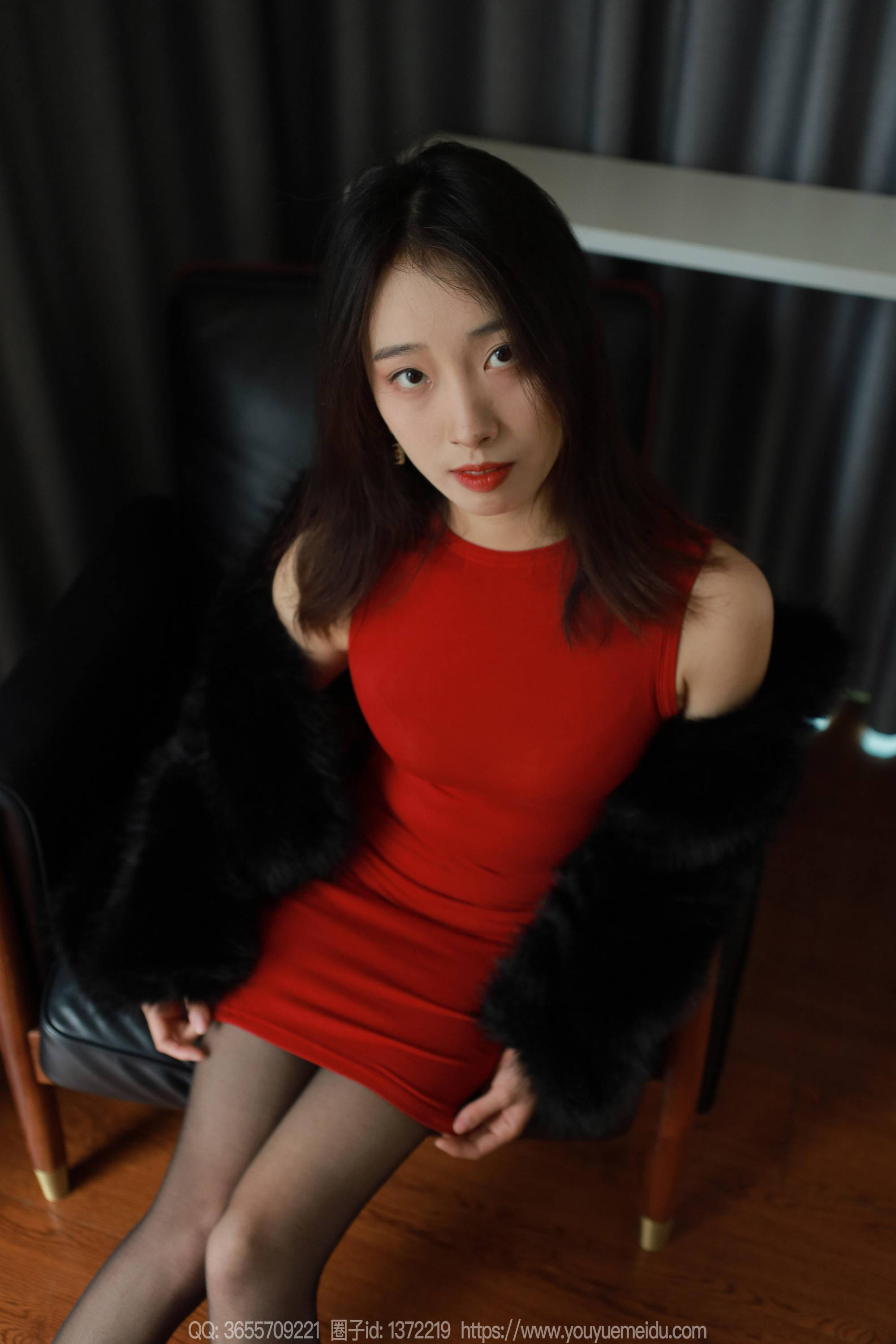 【IESS異思趣向系列】天天意願 小九 紅色包臀裙(上)【86P】-第1章-图片16