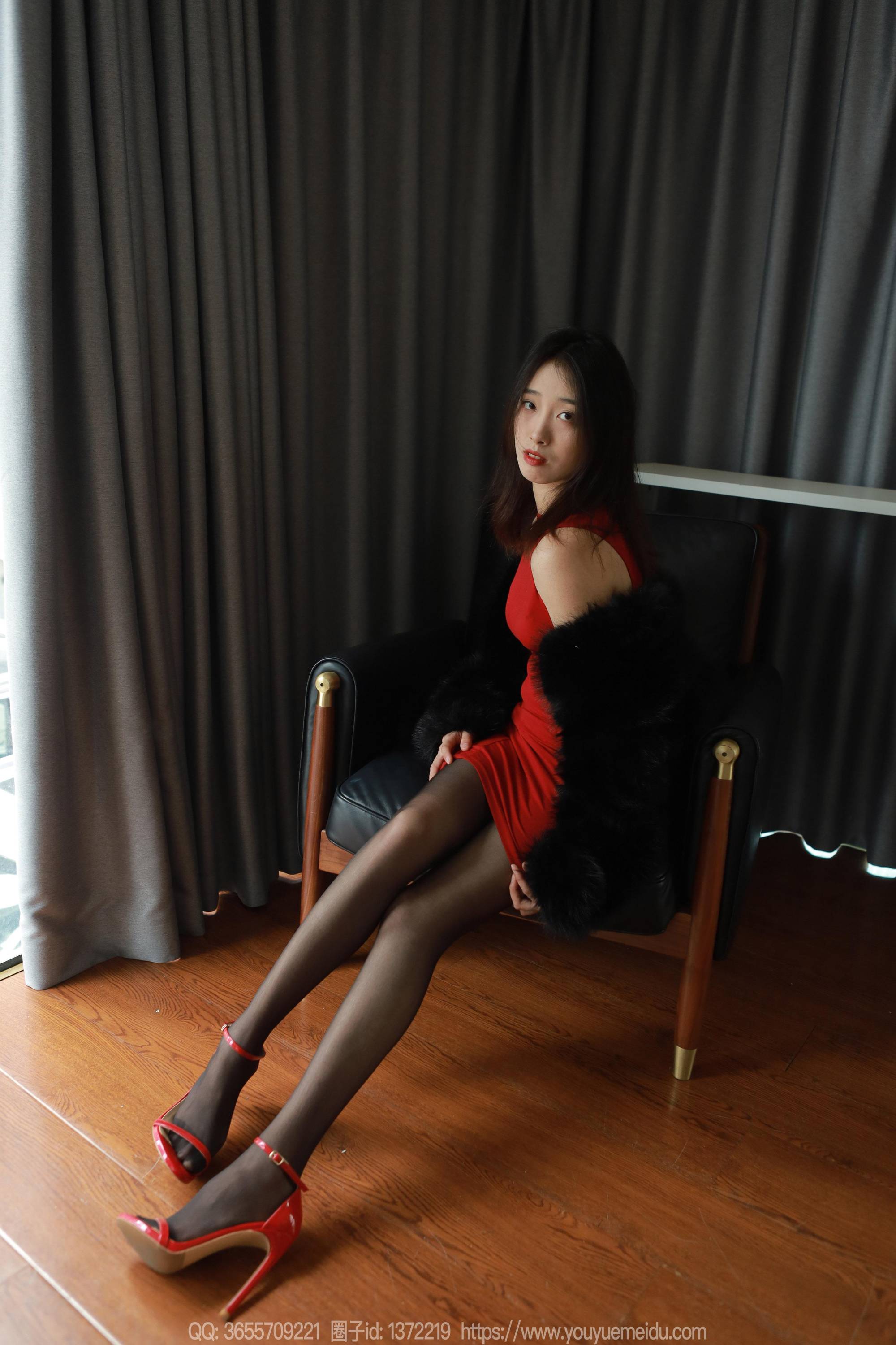 【IESS異思趣向系列】天天意願 小九 紅色包臀裙(上)【86P】-第1章-图片20