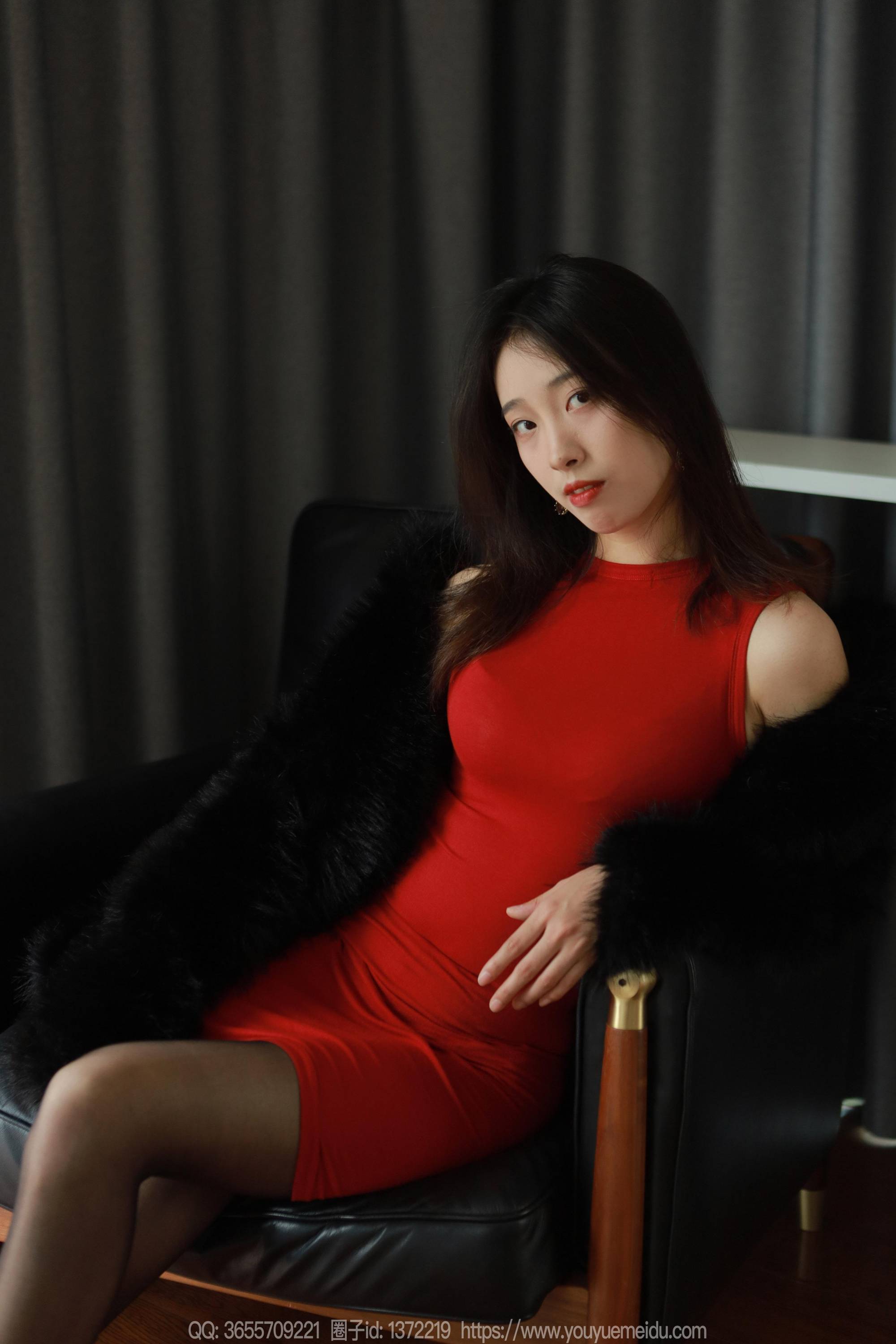 【IESS異思趣向系列】天天意願 小九 紅色包臀裙(上)【86P】-第1章-图片22