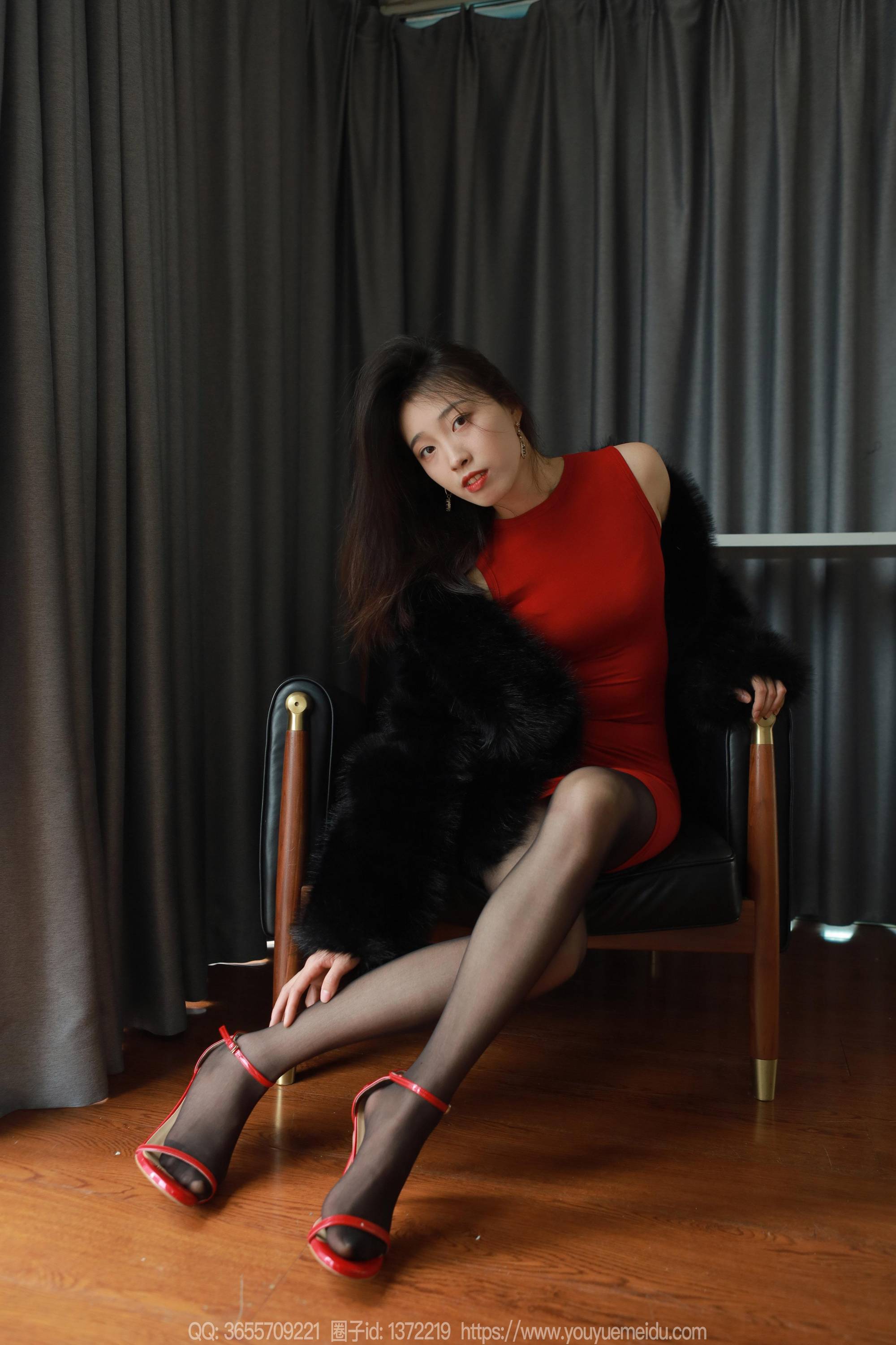 【IESS異思趣向系列】天天意願 小九 紅色包臀裙(上)【86P】-第1章-图片25