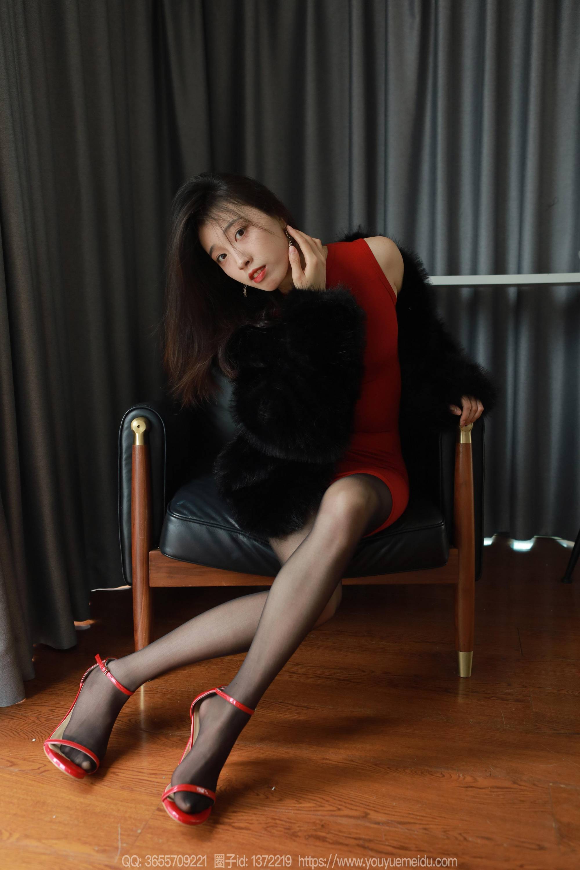 【IESS異思趣向系列】天天意願 小九 紅色包臀裙(上)【86P】-第1章-图片26