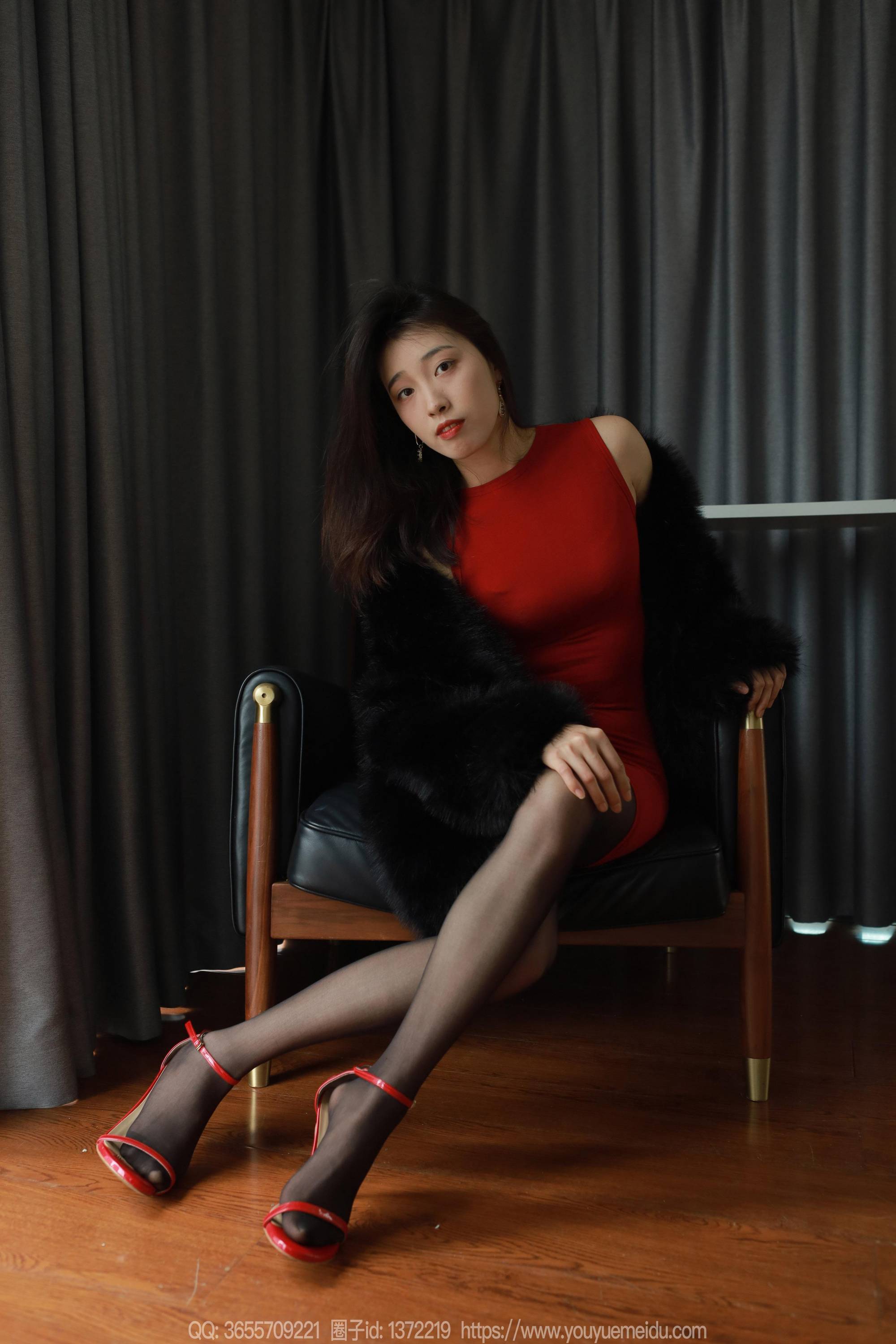 【IESS異思趣向系列】天天意願 小九 紅色包臀裙(上)【86P】-第1章-图片28