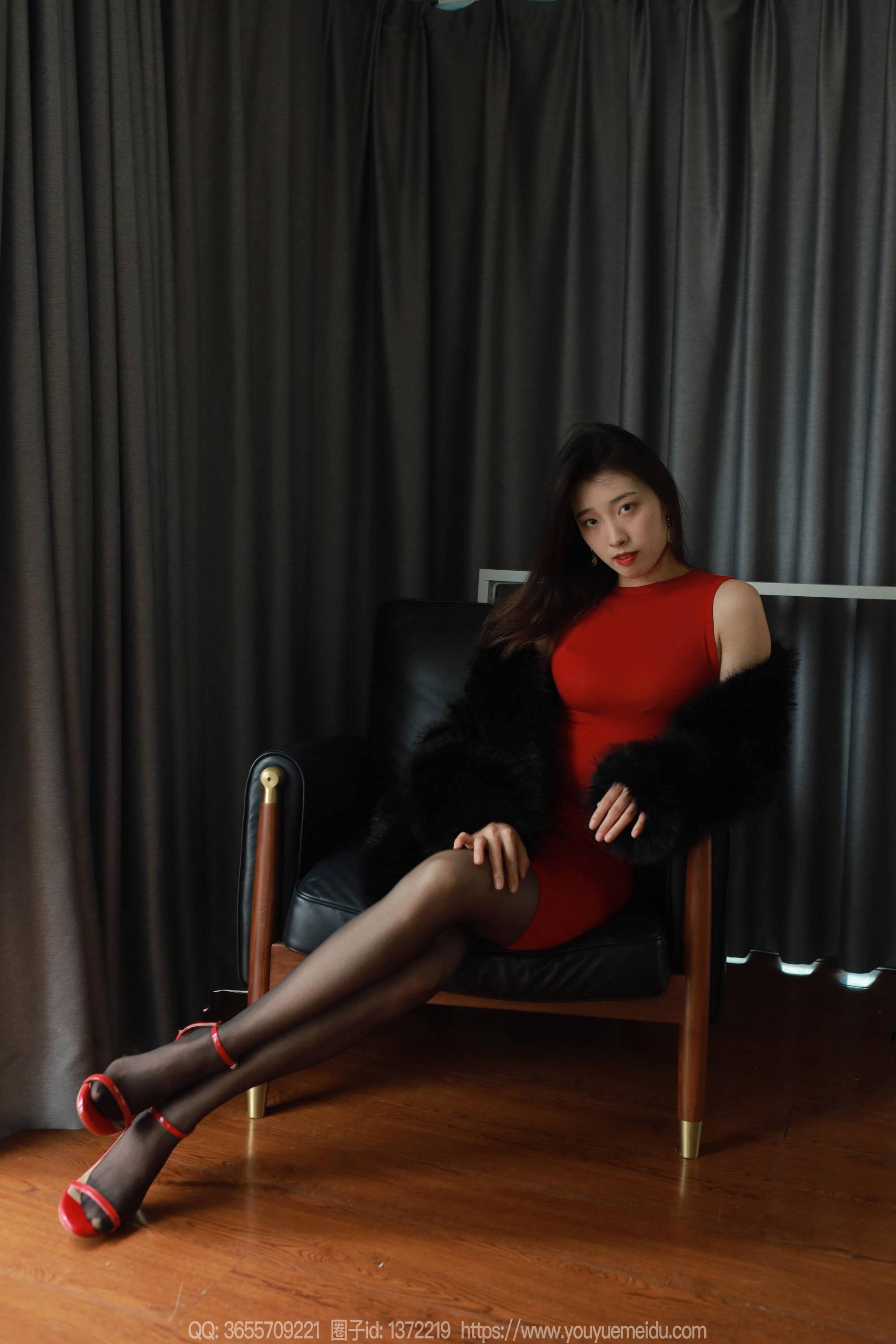 【IESS異思趣向系列】天天意願 小九 紅色包臀裙(上)【86P】-第1章-图片30