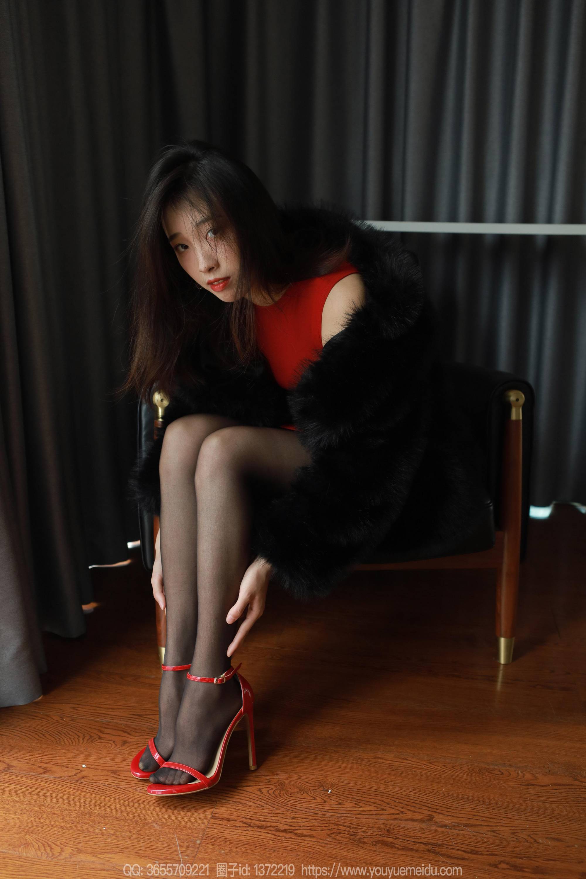 【IESS異思趣向系列】天天意願 小九 紅色包臀裙(上)【86P】-第1章-图片38
